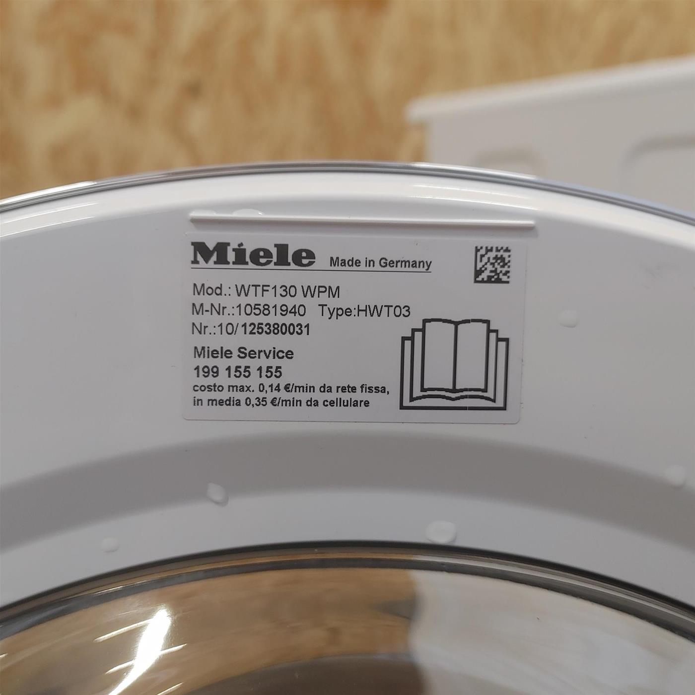 Lavasciuga Premium Miele WTF130WPM PowerWash QuickPower 7/4 Kg