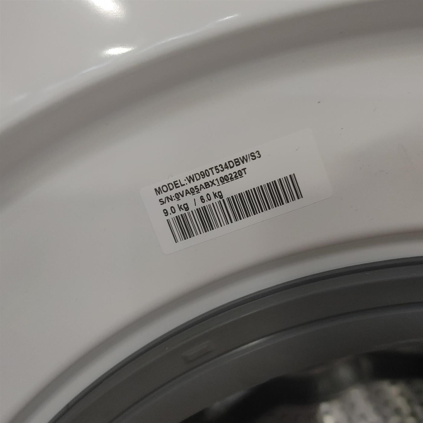 Lavasciuga Samsung WD90T534DBW/S3 6/9 Kg
