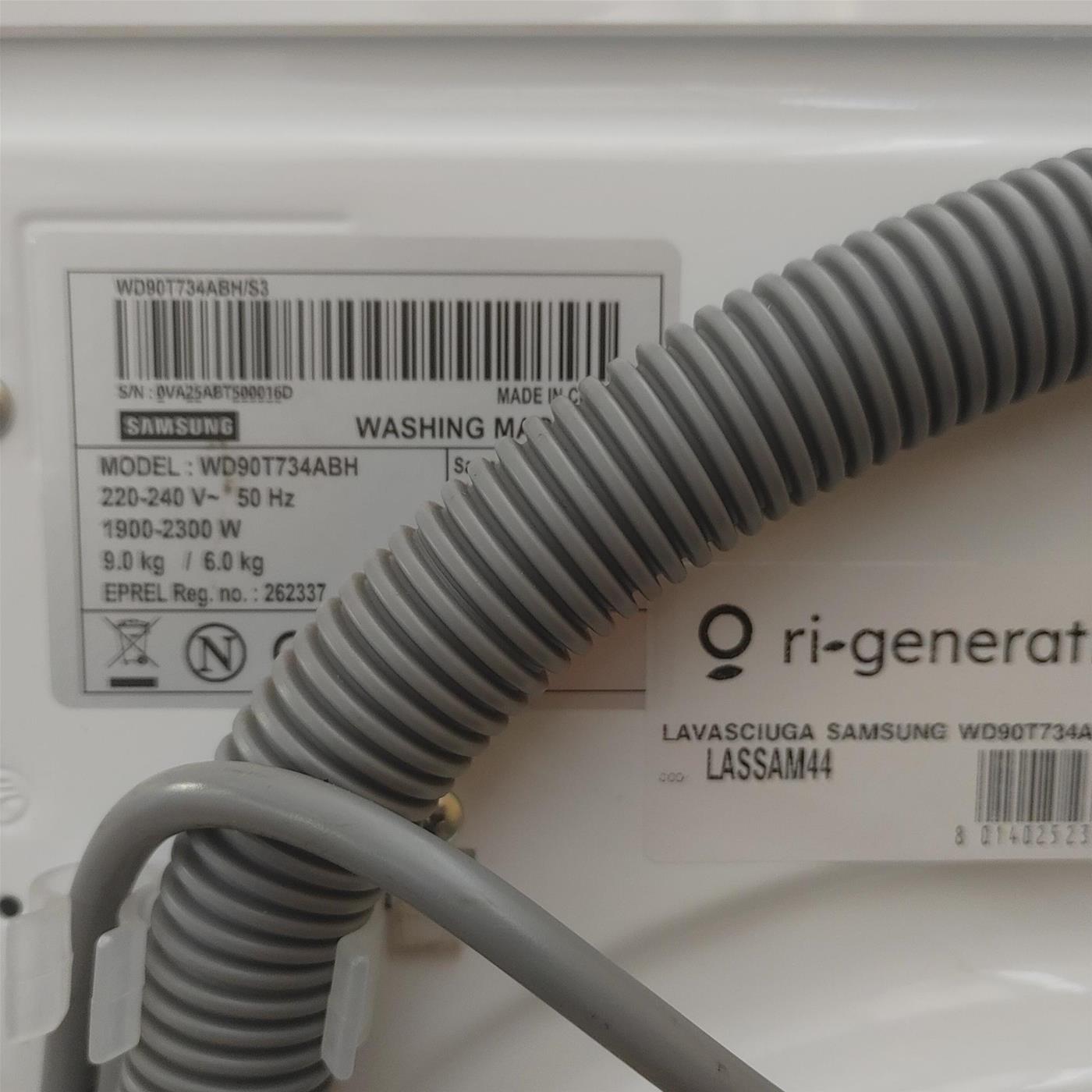 Lavasciuga Samsung WD90T734ABH 9/6 Kg
