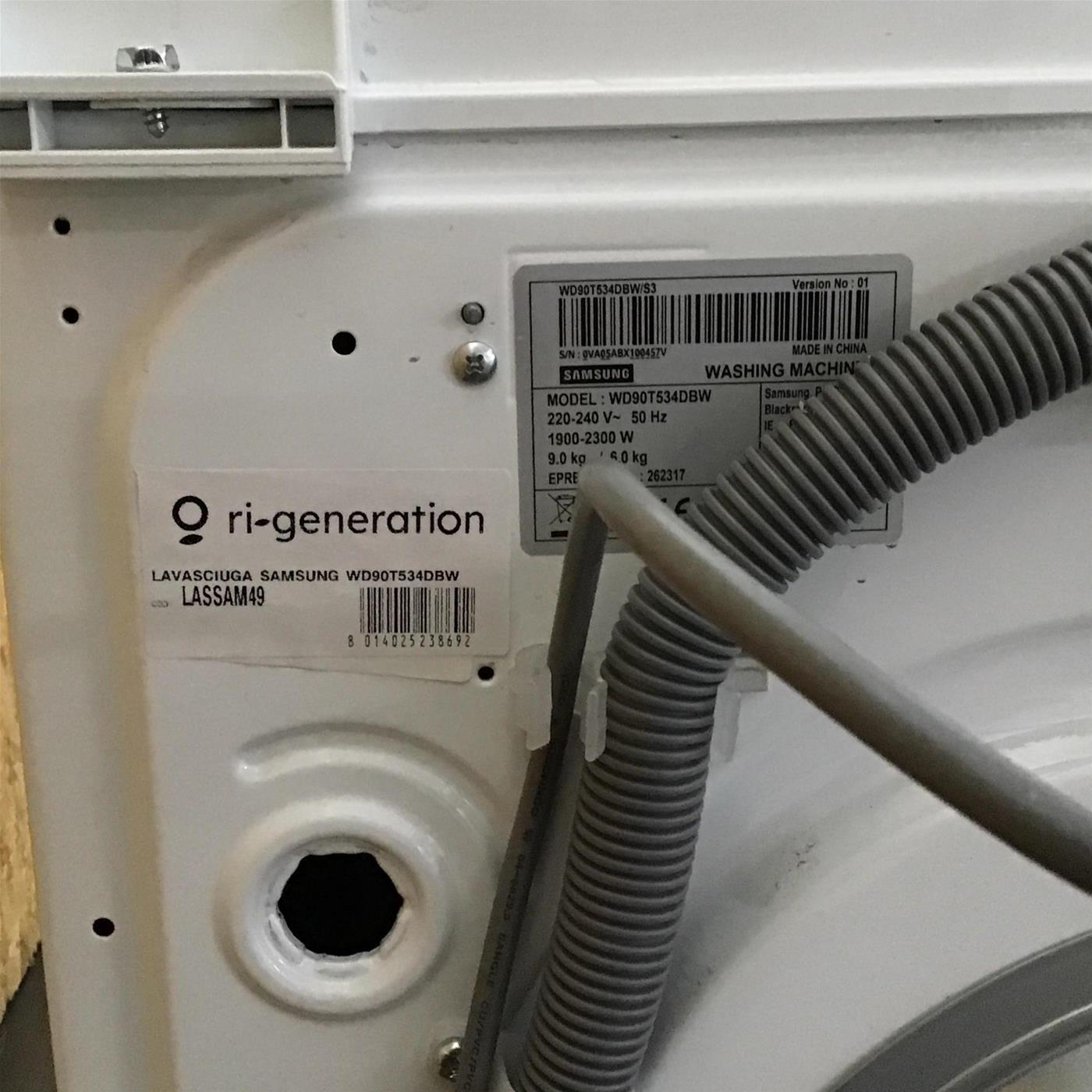 Lavasciuga Samsung WD90T534DBW/S1 9/6 Kg