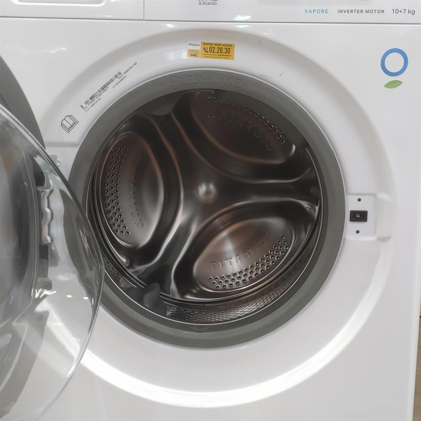 Lavasciuga Whirlpool FFWDD1076258B 10/7Kg