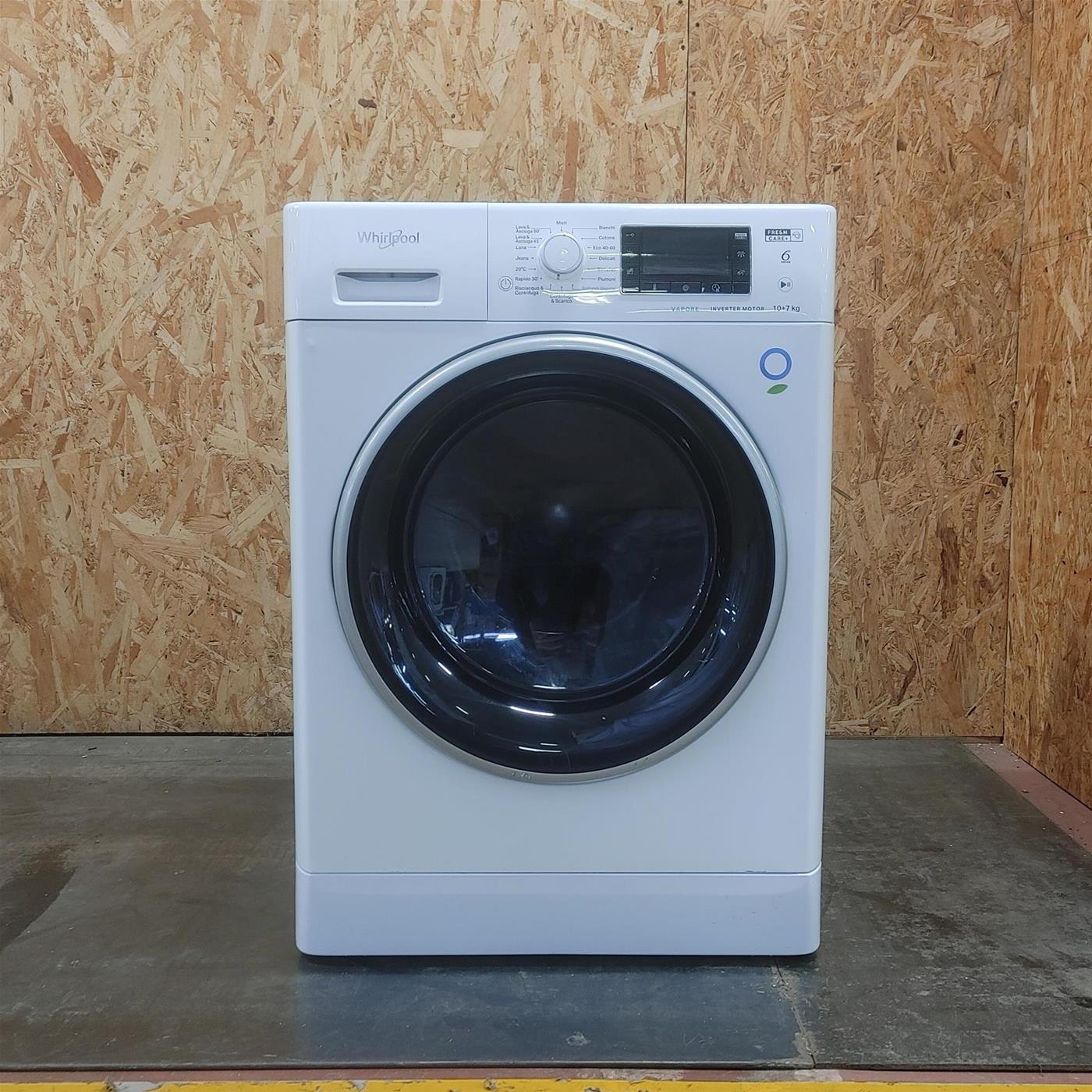 Lavasciuga Whirlpool FreshCare FFWDD 107625 WBS IT 10/7 Kg