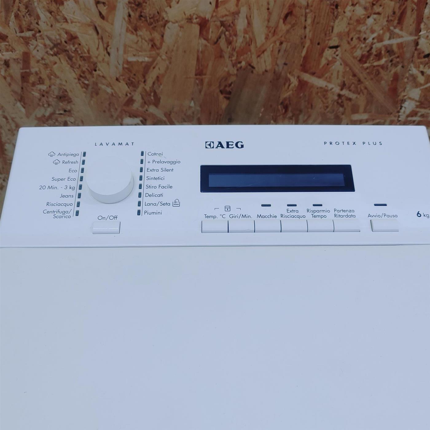 Lavatrice AEG L76460TL Carica dall'alto 6 kg 1400 giri Bianco