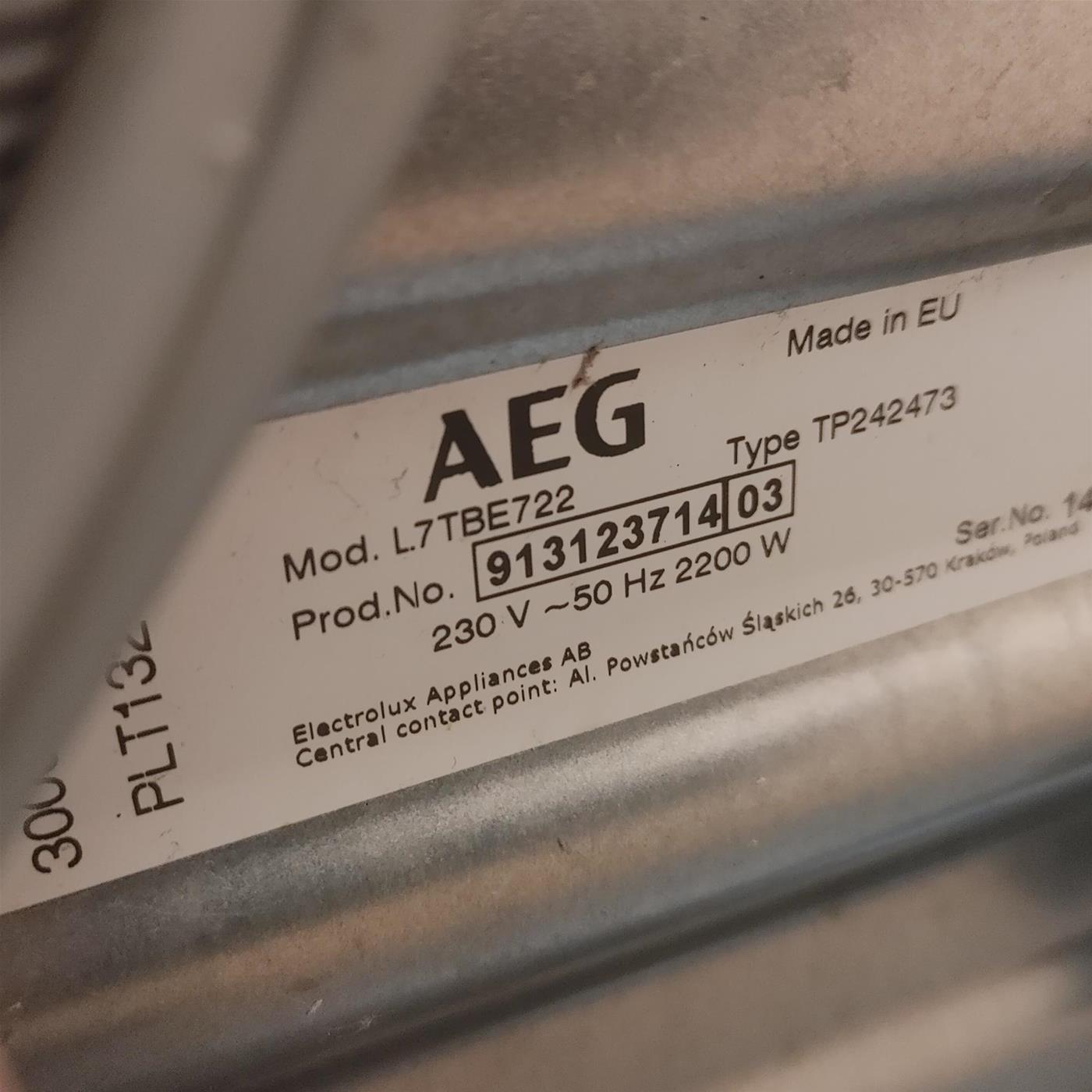 Lavatrice AEG L7TBE722 7 Kg