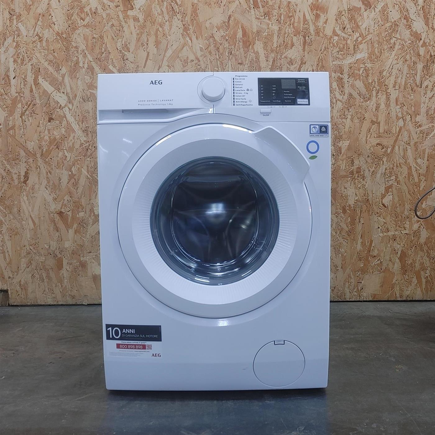 Lavatrice AEG L6FBI48W Classe A 8 Kg