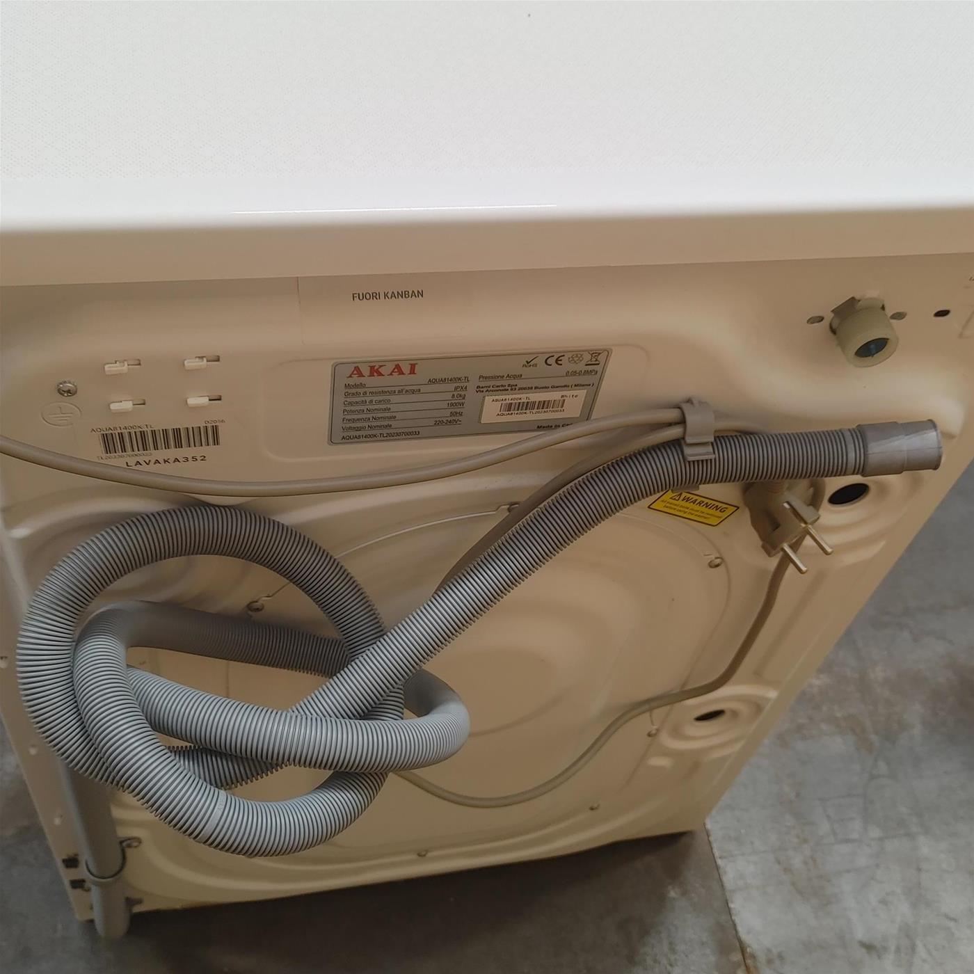 Lavatrice AKAI AQUA81400K-TL 8 Kg