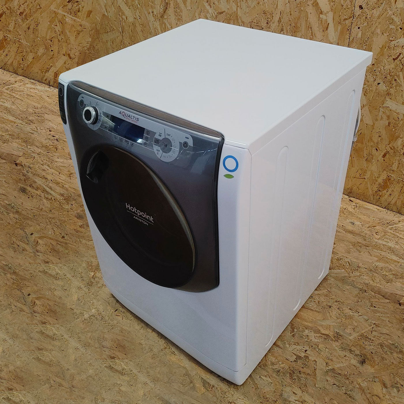 Hotpoint AQ97D 49D IT lavatrice Caricamento frontale 9 kg 1400 Giri/min Argento, Bianco