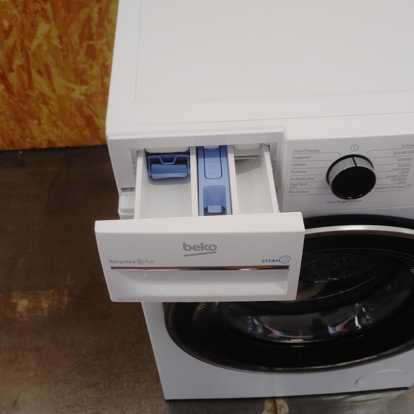 Lavatrice Beko Beyond BWU384B: Classe A 8 Kg