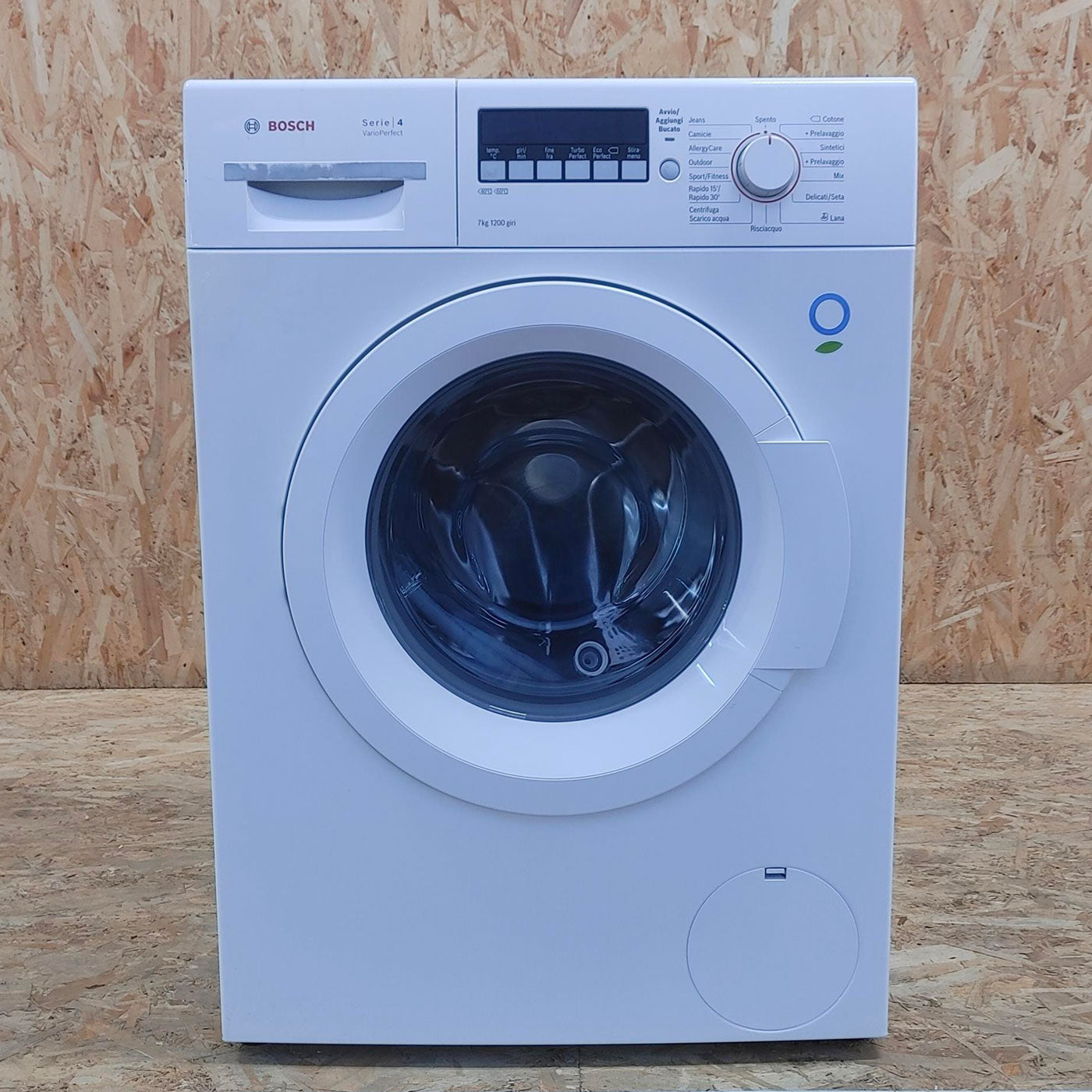 Lavatrice Bosch WAK24267IT Carica frontale 7 kg 1200 Giri/min Bianco