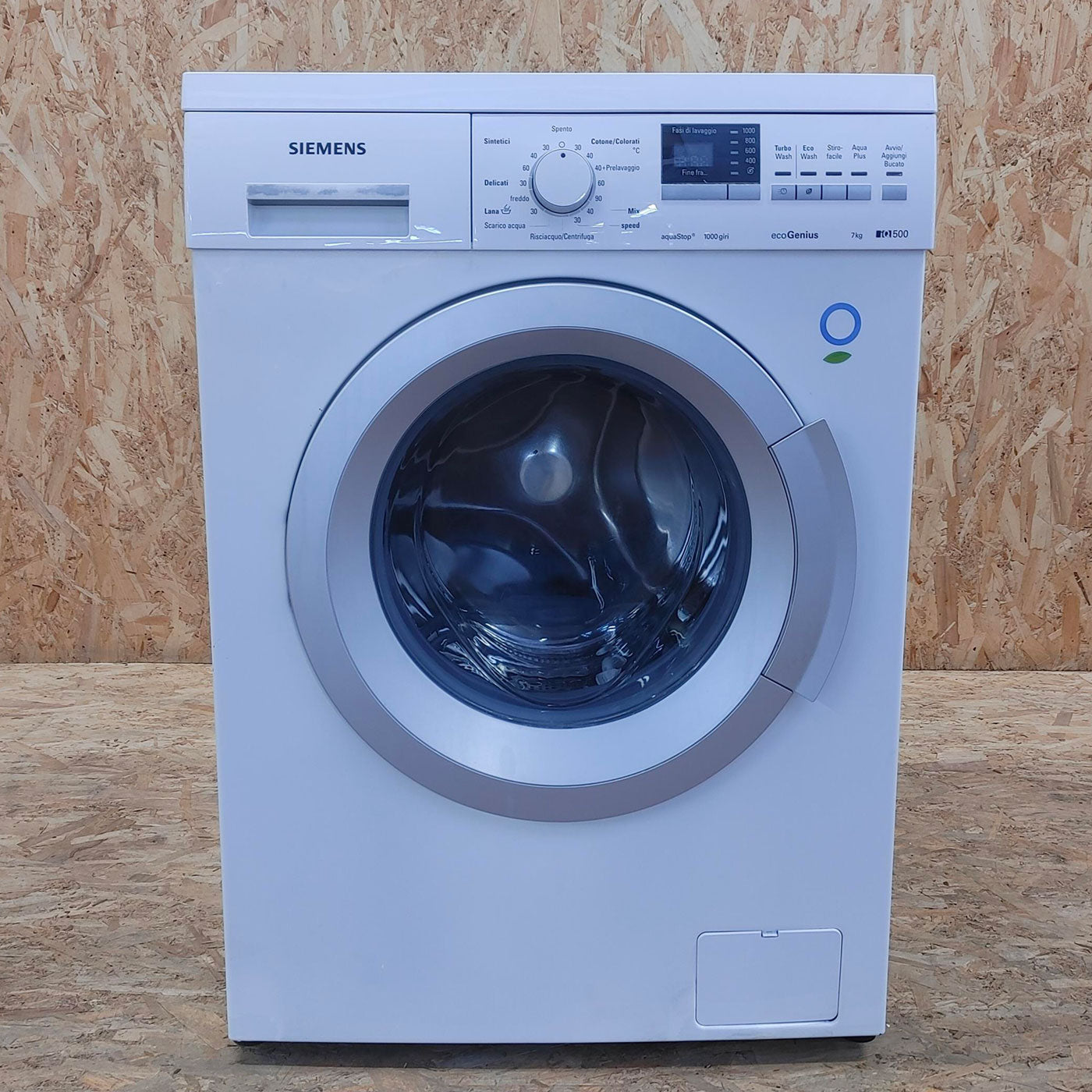 Lavatrice Siemens WM10Q320IT Carica frontale 7 kg 1000 Giri/min Bianco