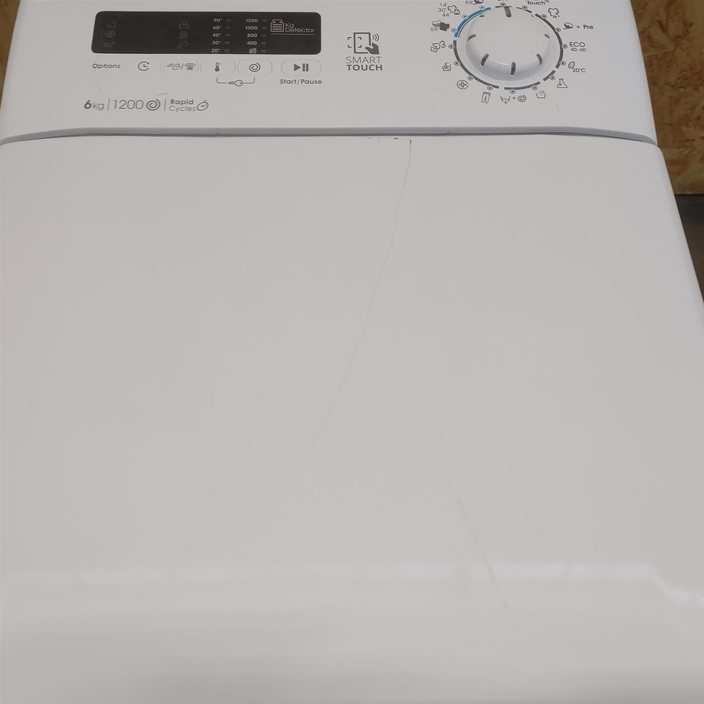 Lavatrice Candy Easy EYT 1262DWE/1-S Carica dall'alto 6 kg 1200 giri Bianco