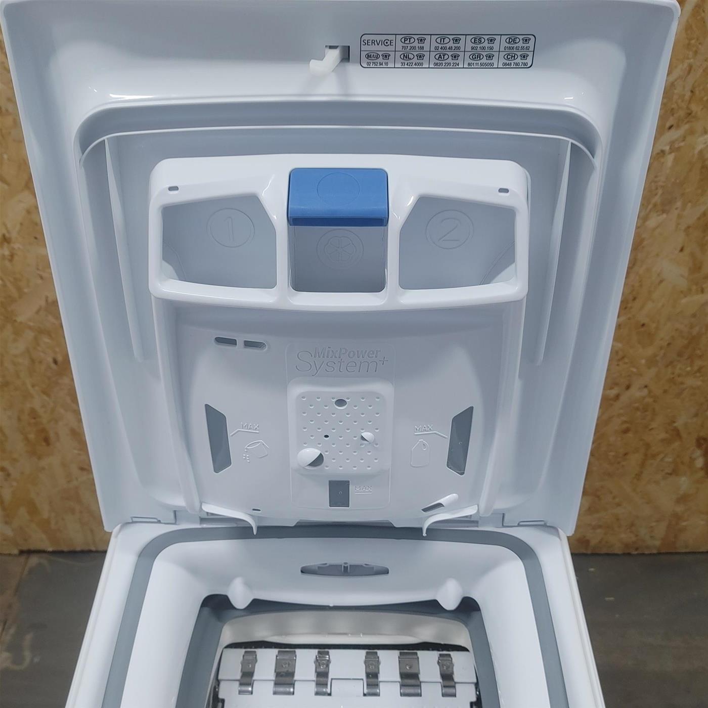 Candy Smart Inverter CSTG 27TMV5/1-11 lavatrice Caricamento dall'alto 7 kg 1200 Giri/min Bianco