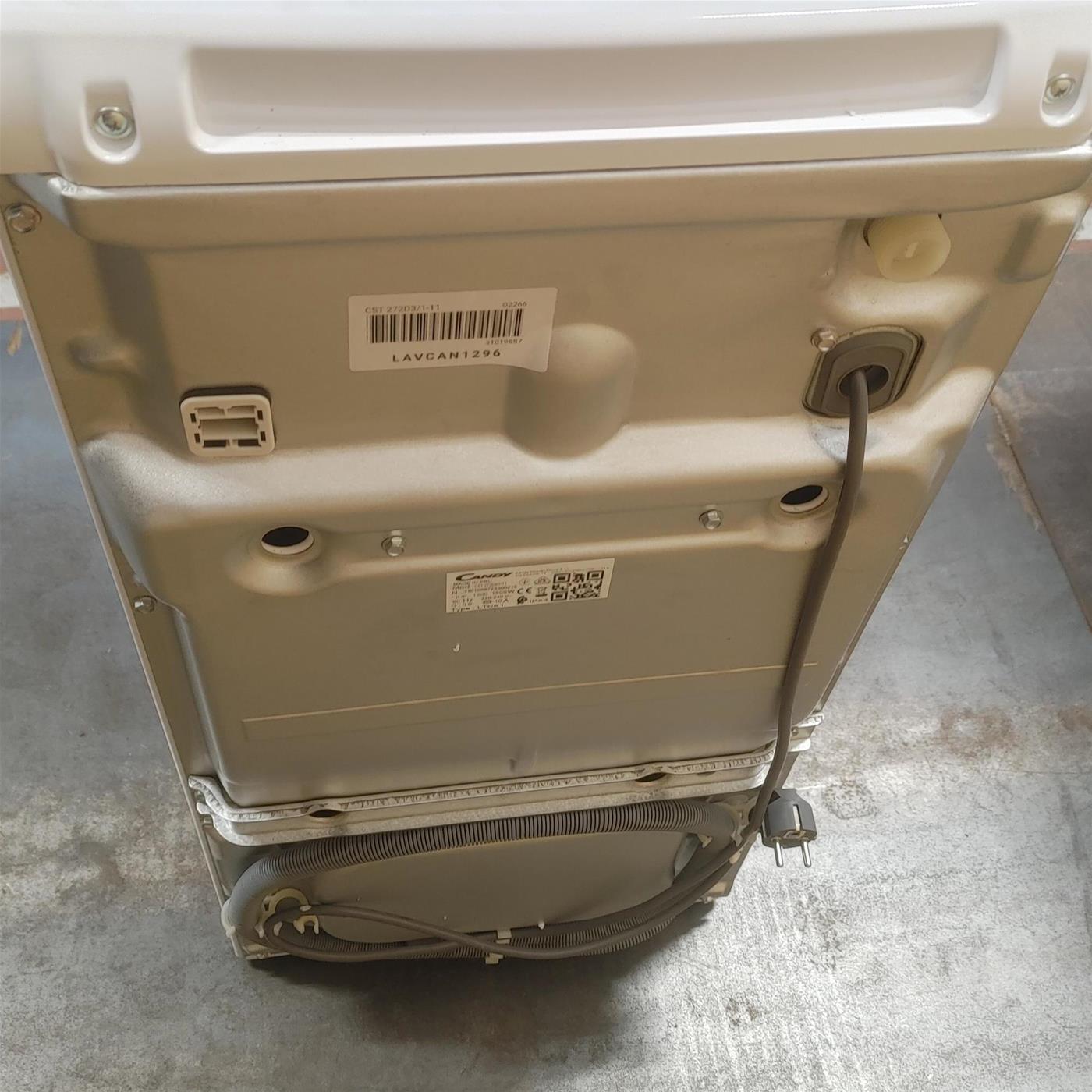 Candy Smart Inverter CSTG 27TMV5/1-11 lavatrice Caricamento dall'alto 7 kg 1200 Giri/min Bianco