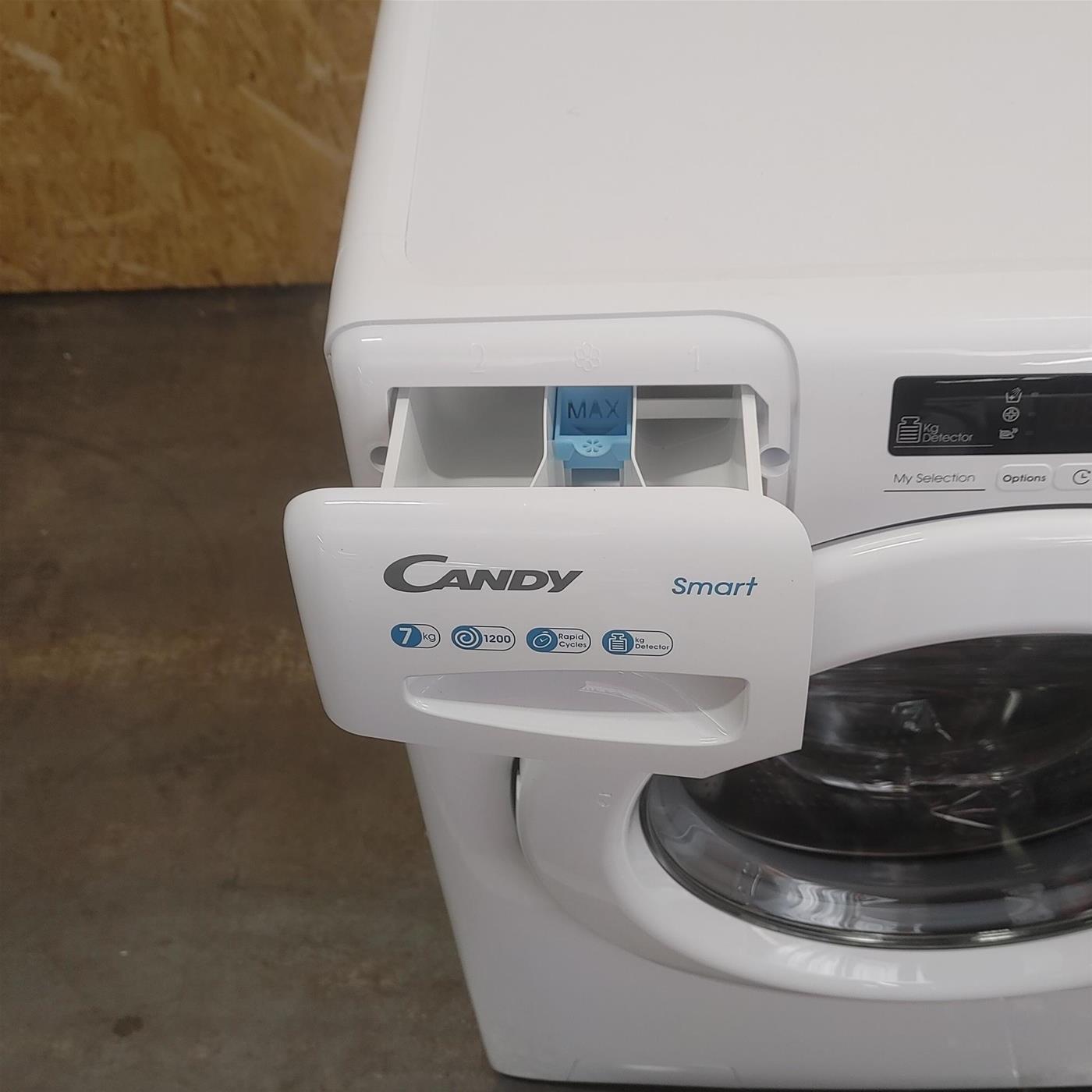 Lavatrice Candy Smart CS4 1272DE/1-S Carica frontale 7 kg 1200 giri Bianco