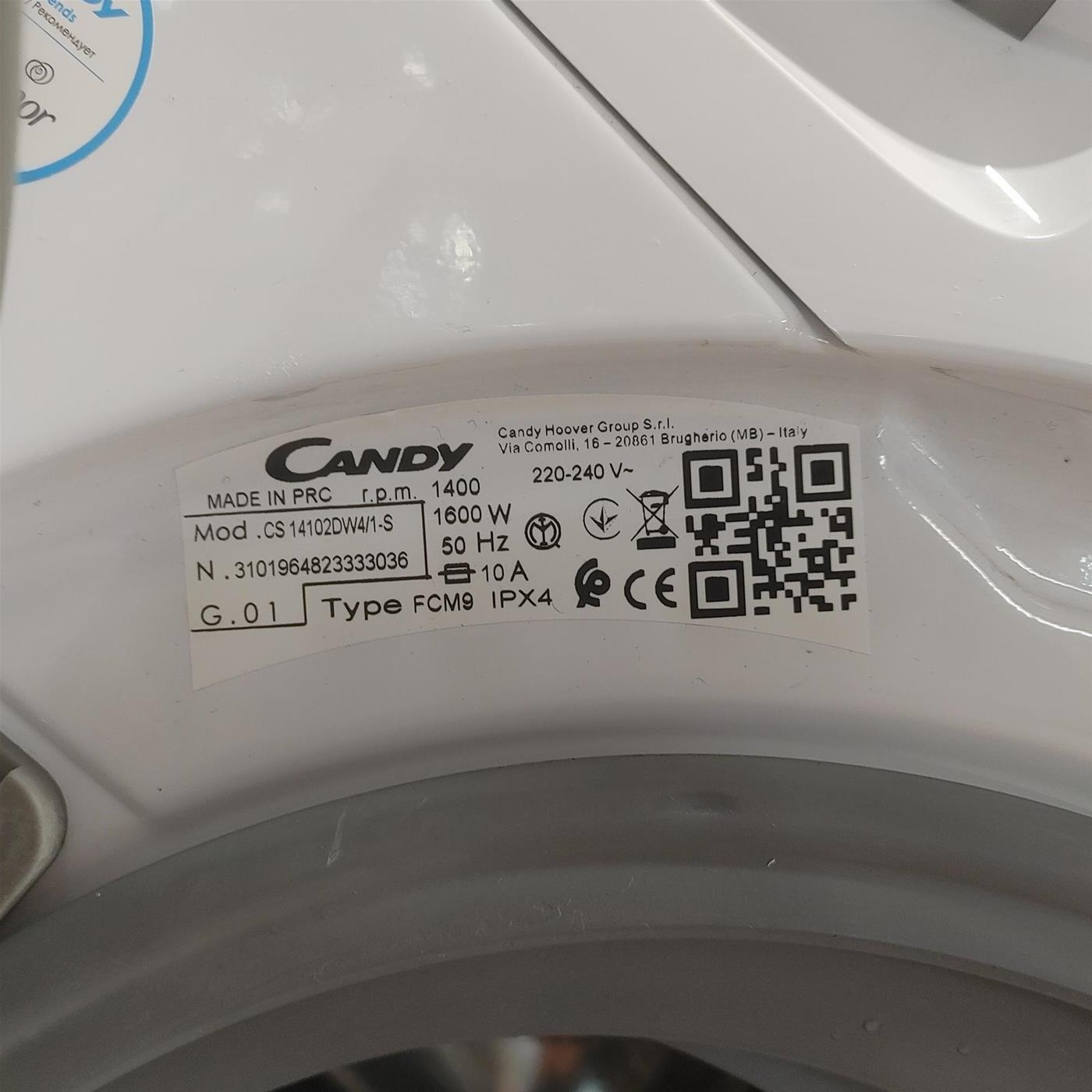 Lavatrice Candy Smart CS 14102DW4/1-S Wi-Fi 10 Kg