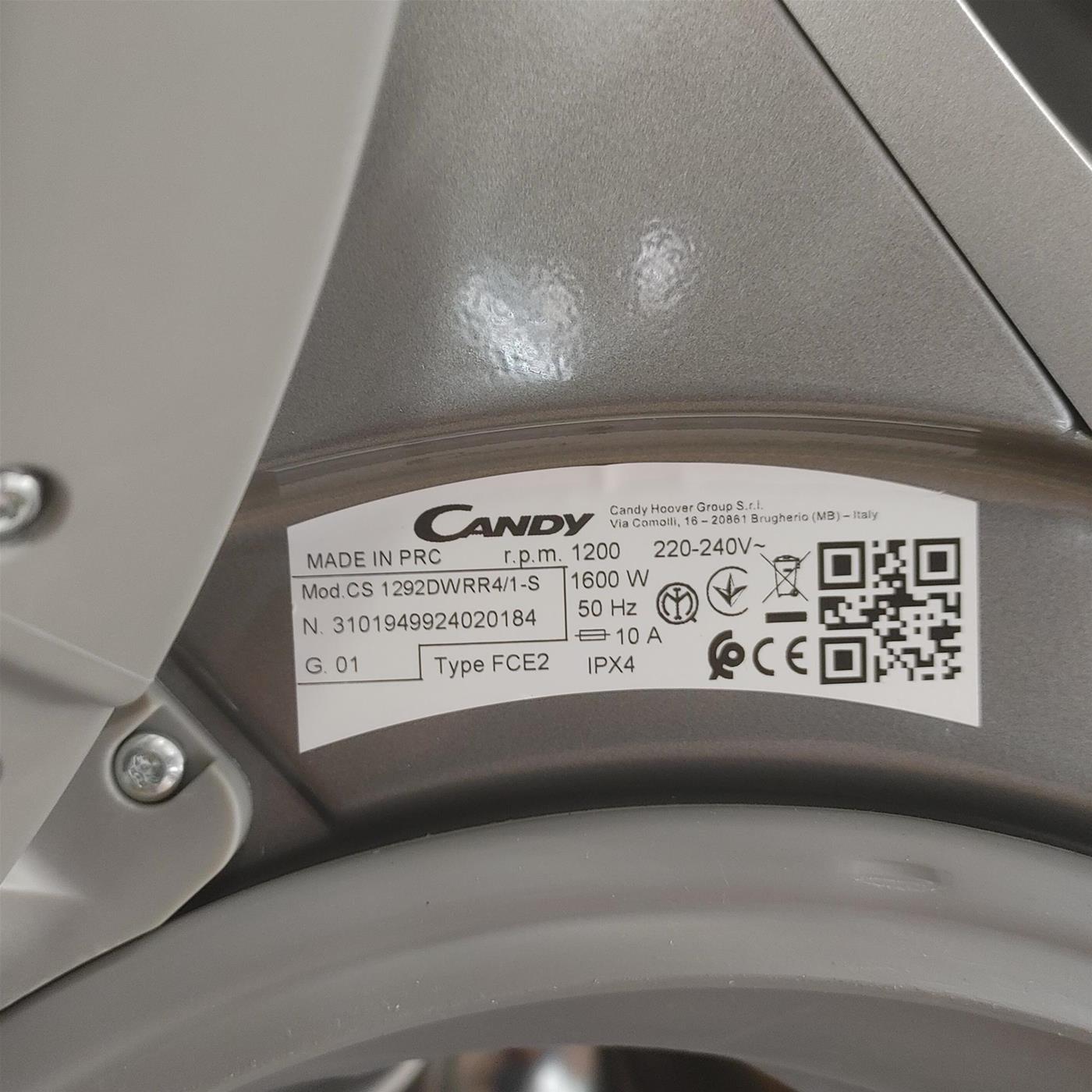 Lavatrice Candy CS 1292DWRR4/1-S 9 Kg