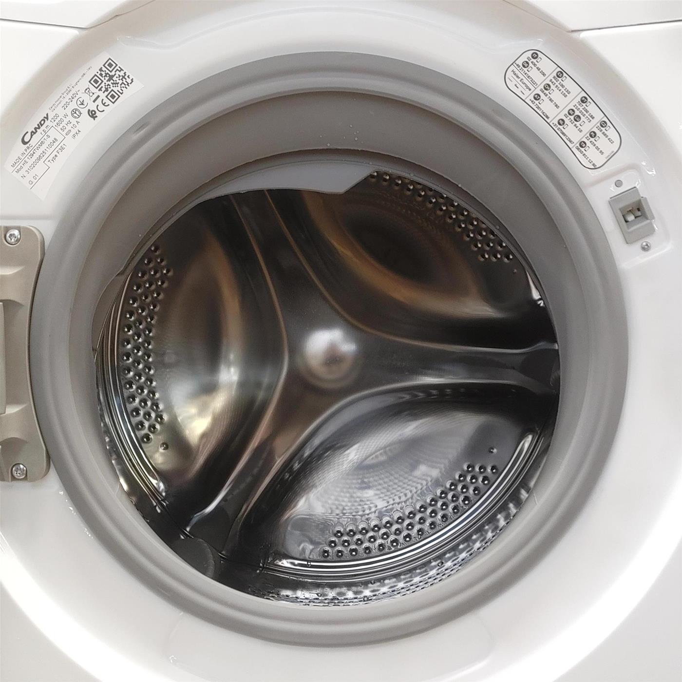 Lavatrice Candy Ultra Hygiene HE 1294TWM6/1-S Classe A 9 Kg
