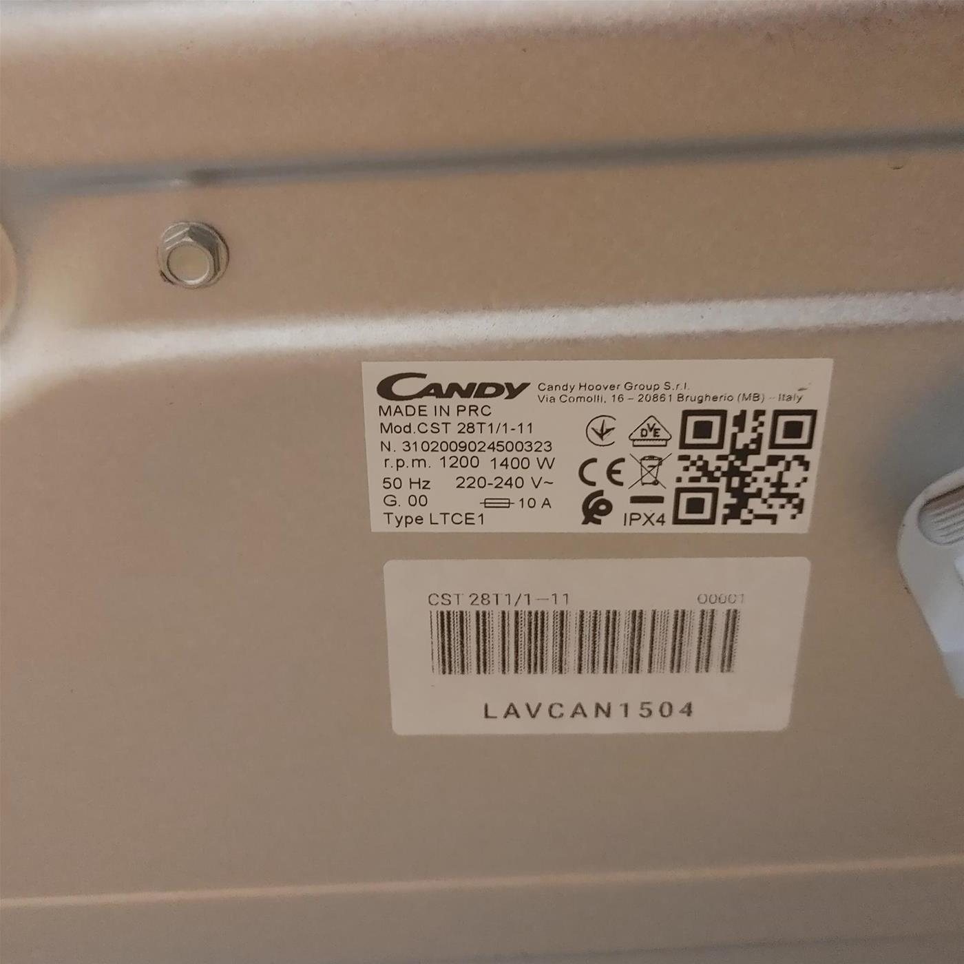 Lavatrice Candy Smart CST 28T1/1-11 8 Kg