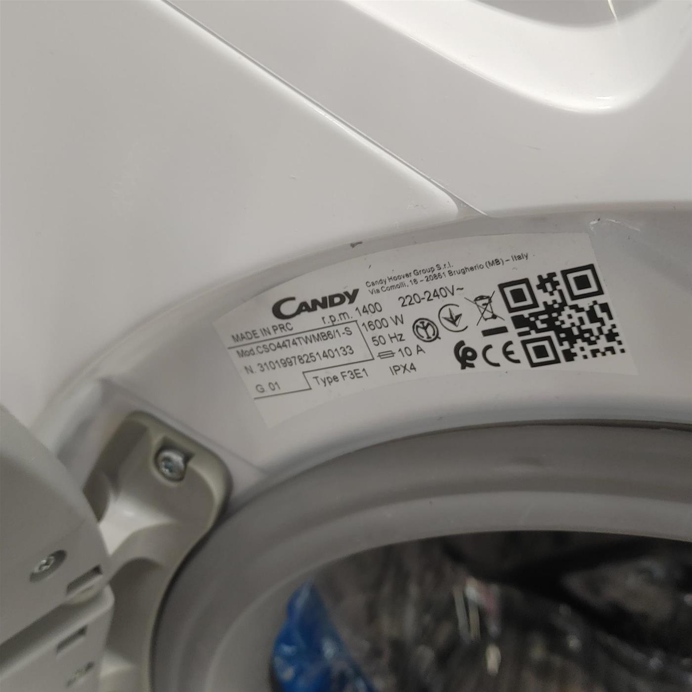 Lavatrice Candy Smart Pro Inverter CSO4474TWMB6/1-S l 7 Kg