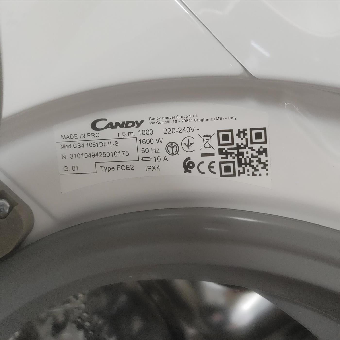 Lavatrice Candy Smart CS4 1061DE/1-S 6 Kg