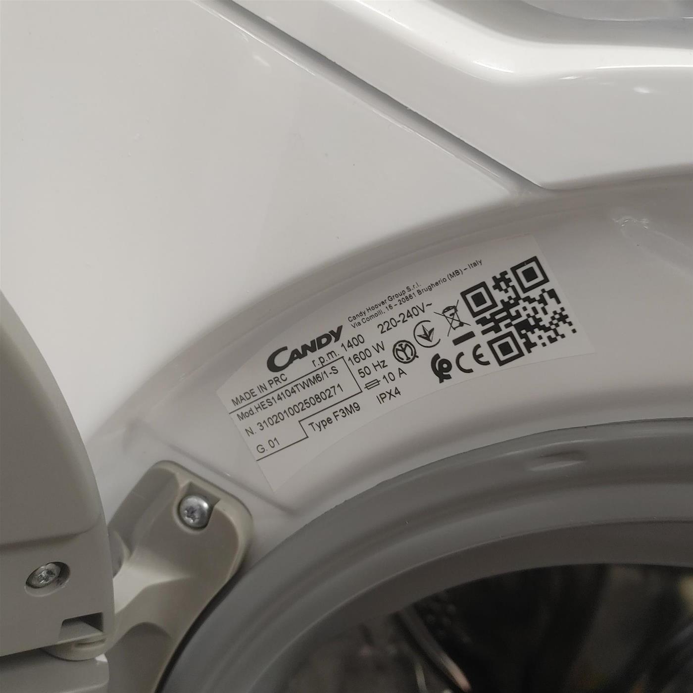 Lavatrice Candy Ultra Hygiene HES14104TWM6/1-S Classe A 10 Kg