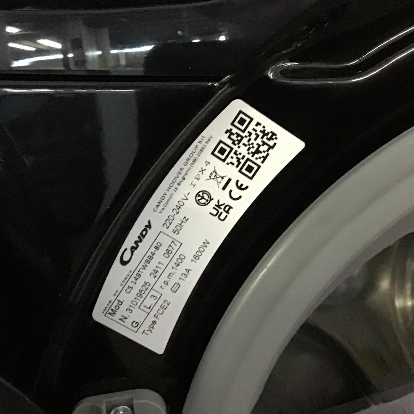 Lavatrice CANDY Smart CS 149TWBB4/1-80  9 Kg