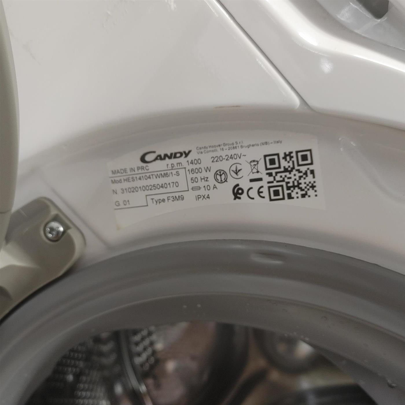 Lavatrice Candy Ultra Hygiene HES14104TWM6/1-S Classe A 10 Kg