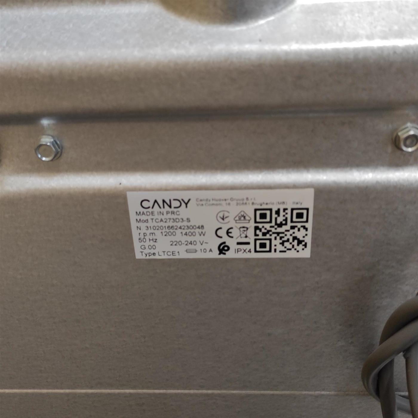 Lavatrice Candy TCA273D3-S 7 Kg