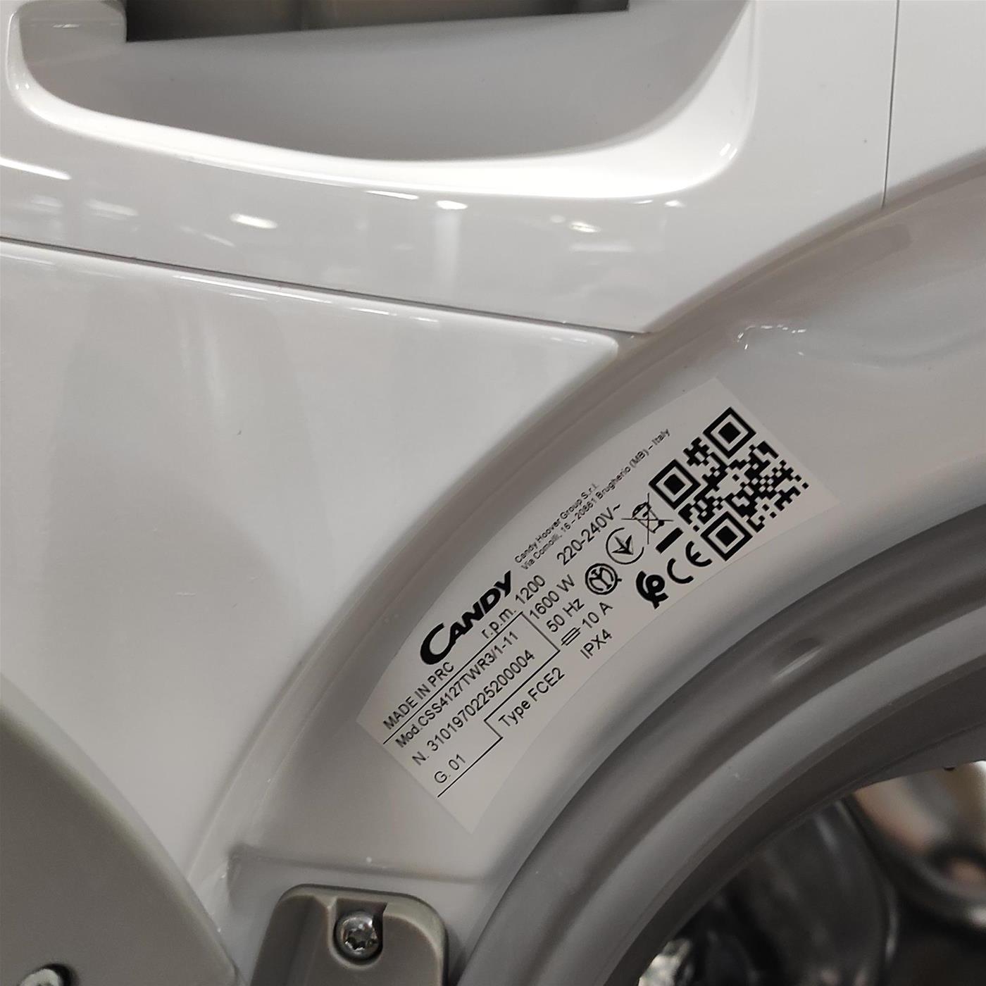 Lavatrice Candy Smart CSS4127TWR3/1-11  7 Kg