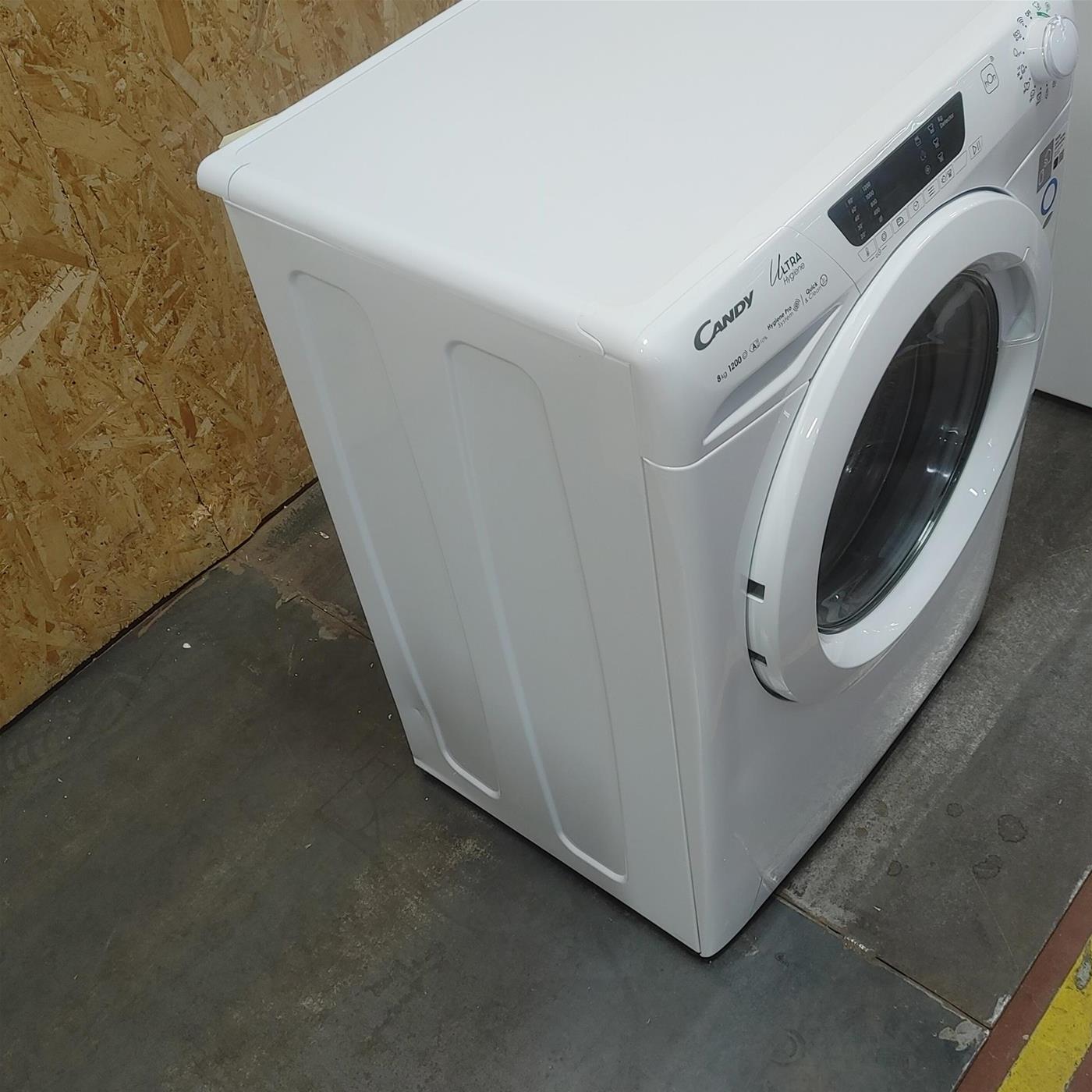 Lavatrice Candy Ultra Hygiene HE 1284TWM6/1-S Classe A Wi-Fi 8 Kg