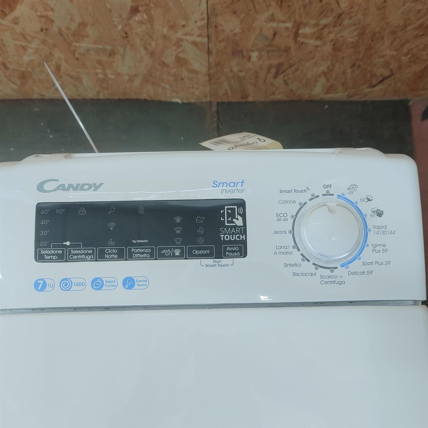 Lavatrice Candy Smart Inverter CSTG 47TMV5/1-11 Classe A 7 Kg