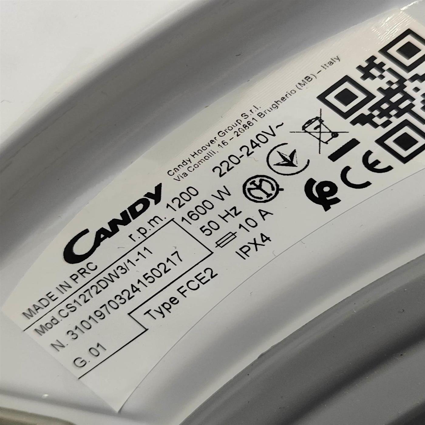 Lavatrice Candy Smart CS1272DW3/1-11  Wi-Fi 7 Kg