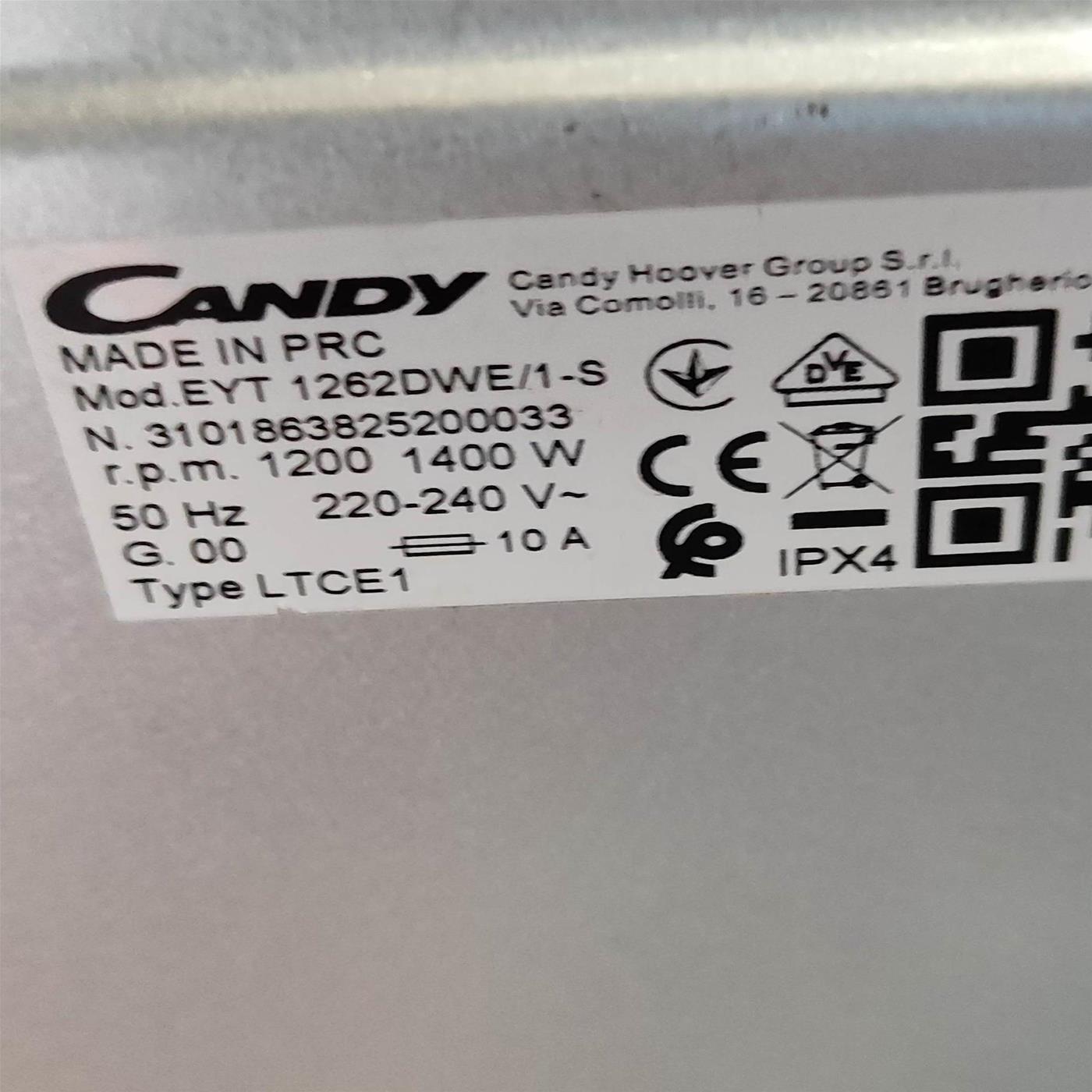 Lavatrice Candy Easy EYT 1262DWE/1-S Wi-Fi 6 Kg