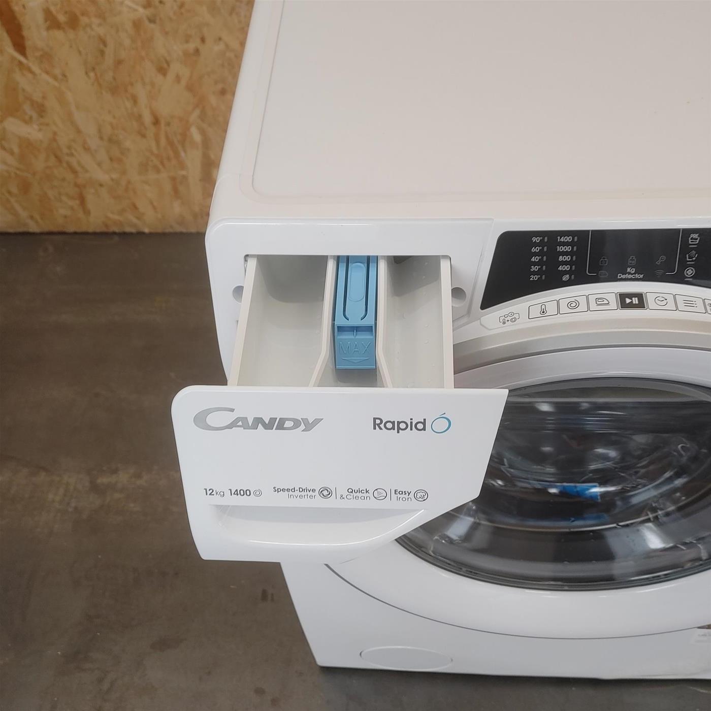 Lavatrice Candy RapidÓ RO14126DWMST-S Classe A Inverter Wi-Fi 12 Kg