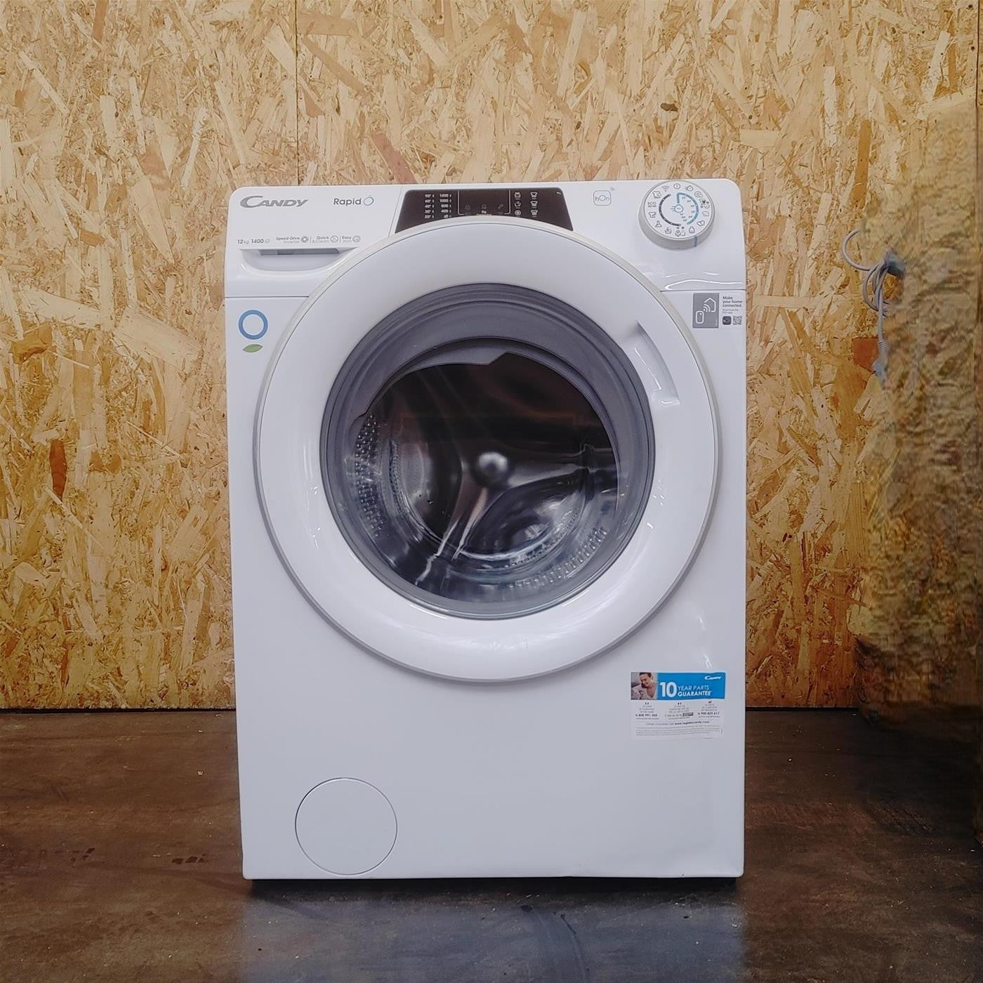 Lavatrice Candy RapidÓ RO14126DWMST-S Classe A Inverter Wi-Fi 12 Kg