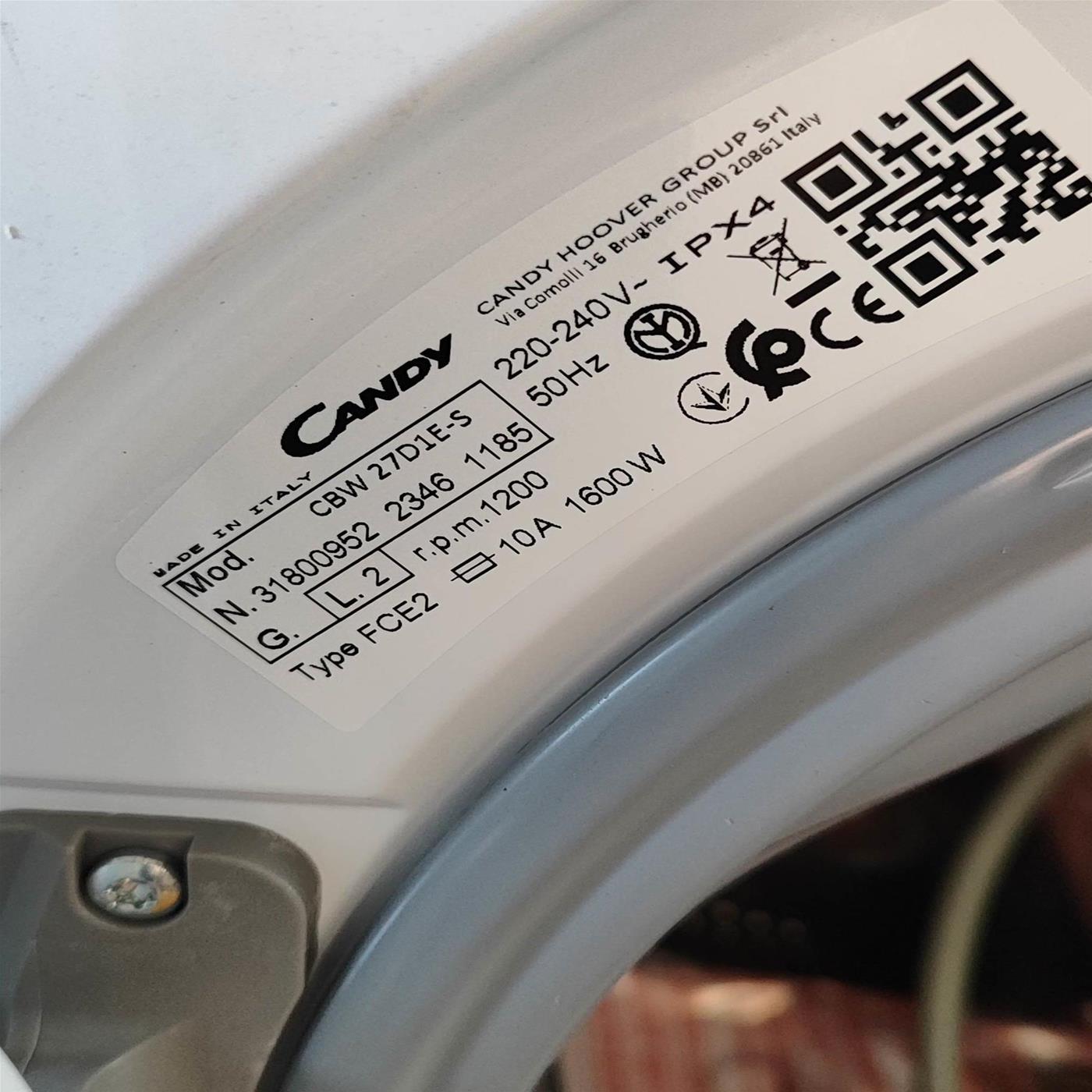 Lavatrice Candy Smart CBW 27D1E-S 7 Kg