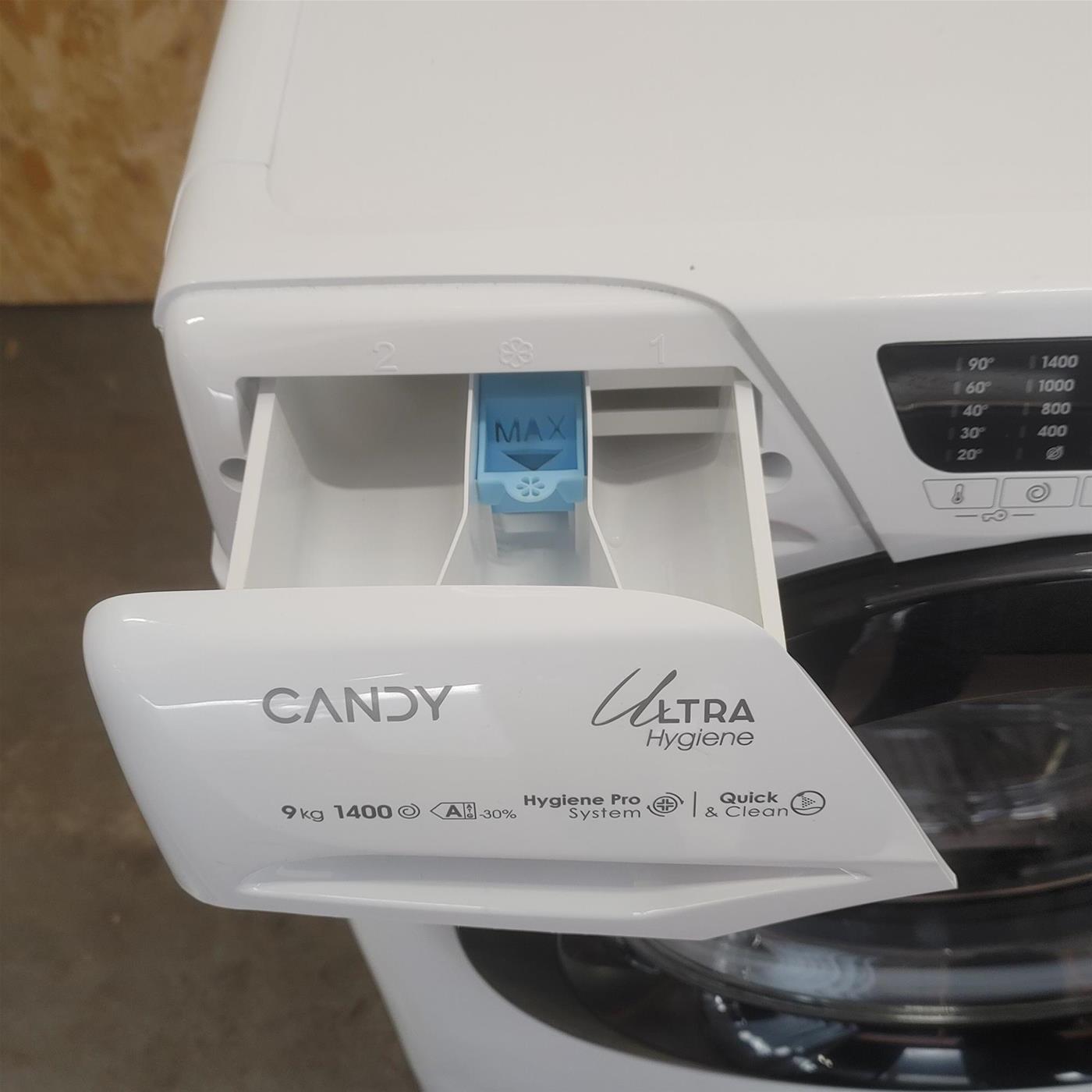 Lavatrice Candy Ultra HES 494TWMB10-S Classe A Inverter Wi-Fi 9 Kg