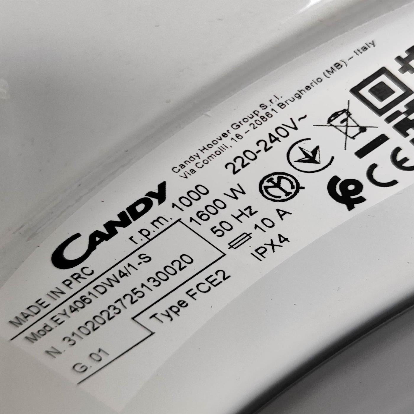 Lavatrice Candy EY4061DW4/1-S 6 Kg