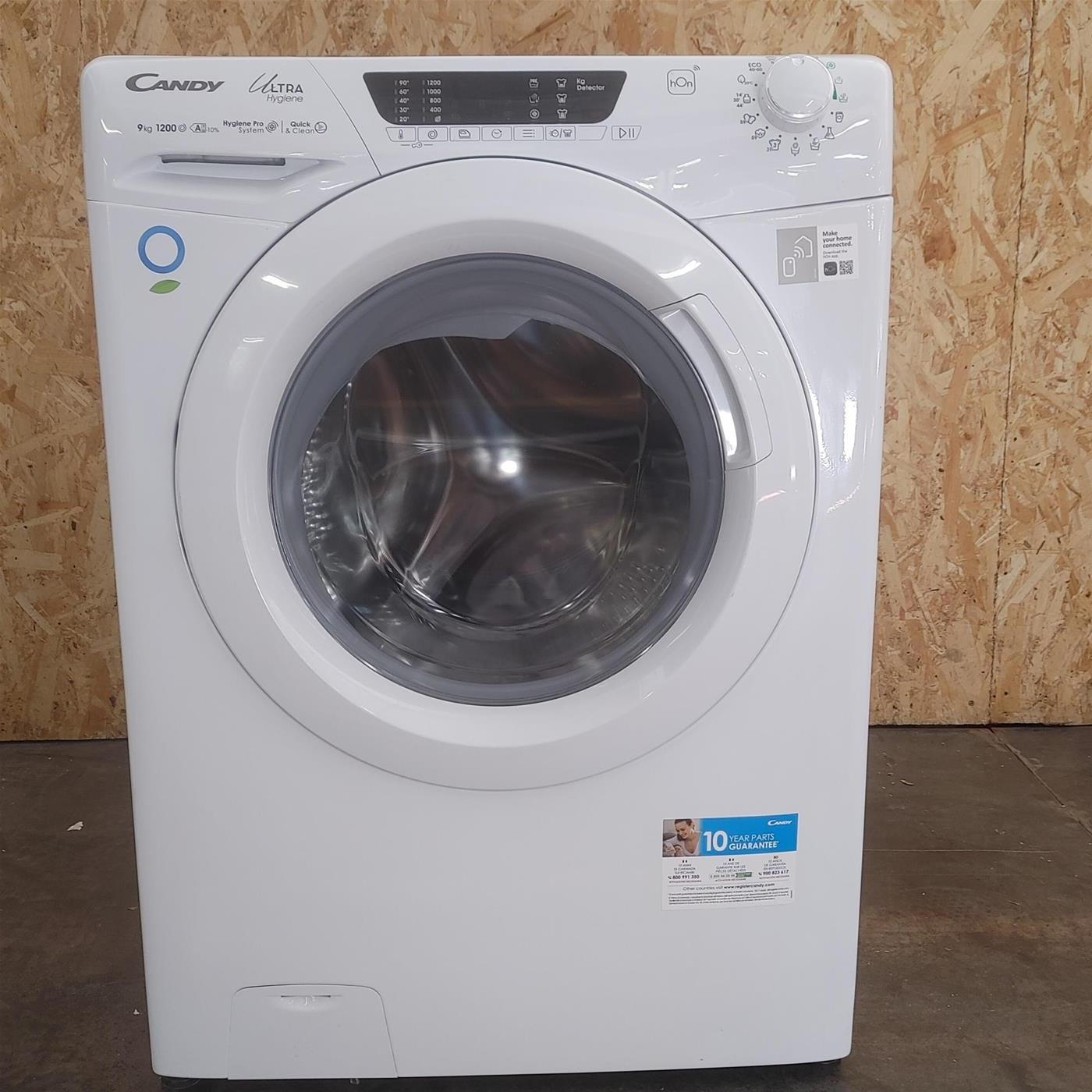 Lavatrice Candy Ultra Hygiene HE 1294TWM6/1-S Classe A 9 Kg