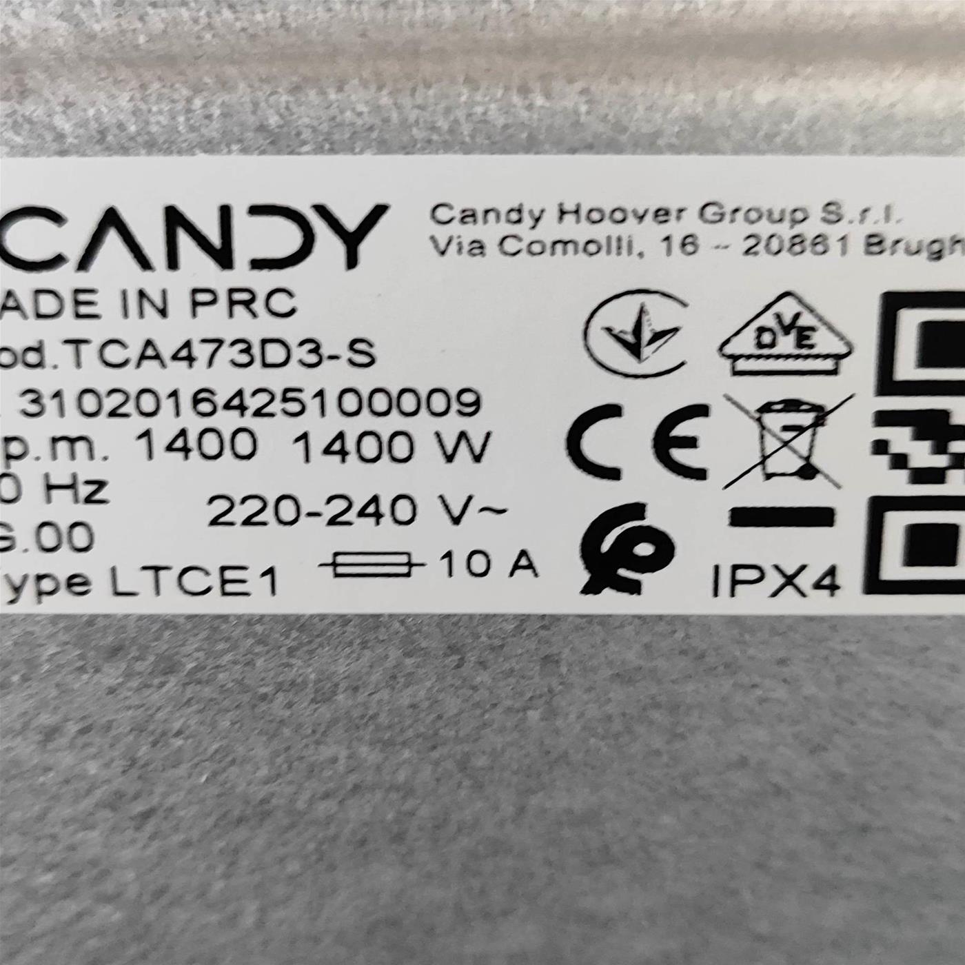 Lavatrice Candy ProWash 300 TCA473D3-S Wi-Fi 7 Kg
