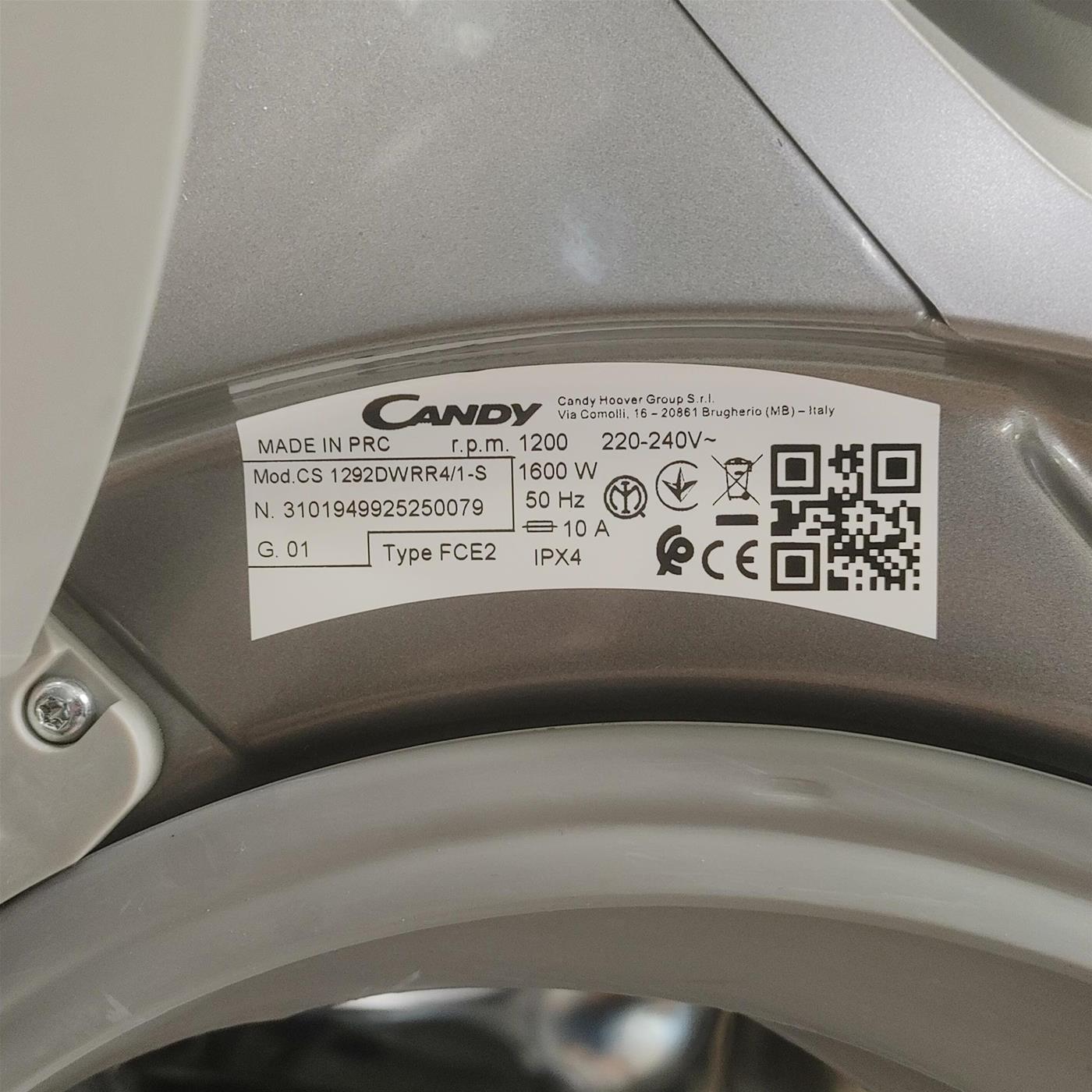 Lavatrice Candy RapidÓ RO 1496DWMCT/1-S Classe A 9 Kg