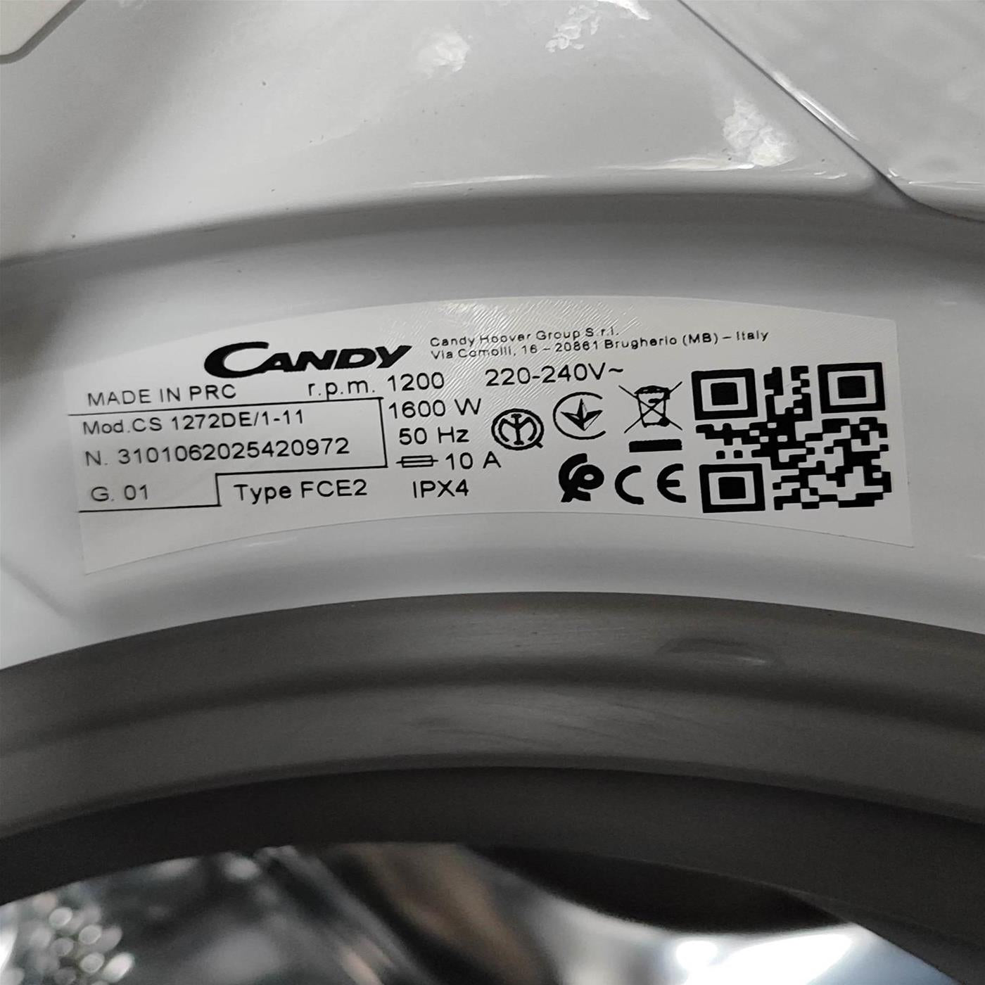 Lavatrice Candy Smart CS 1272DE/1-11 Wi-Fi 7 Kg