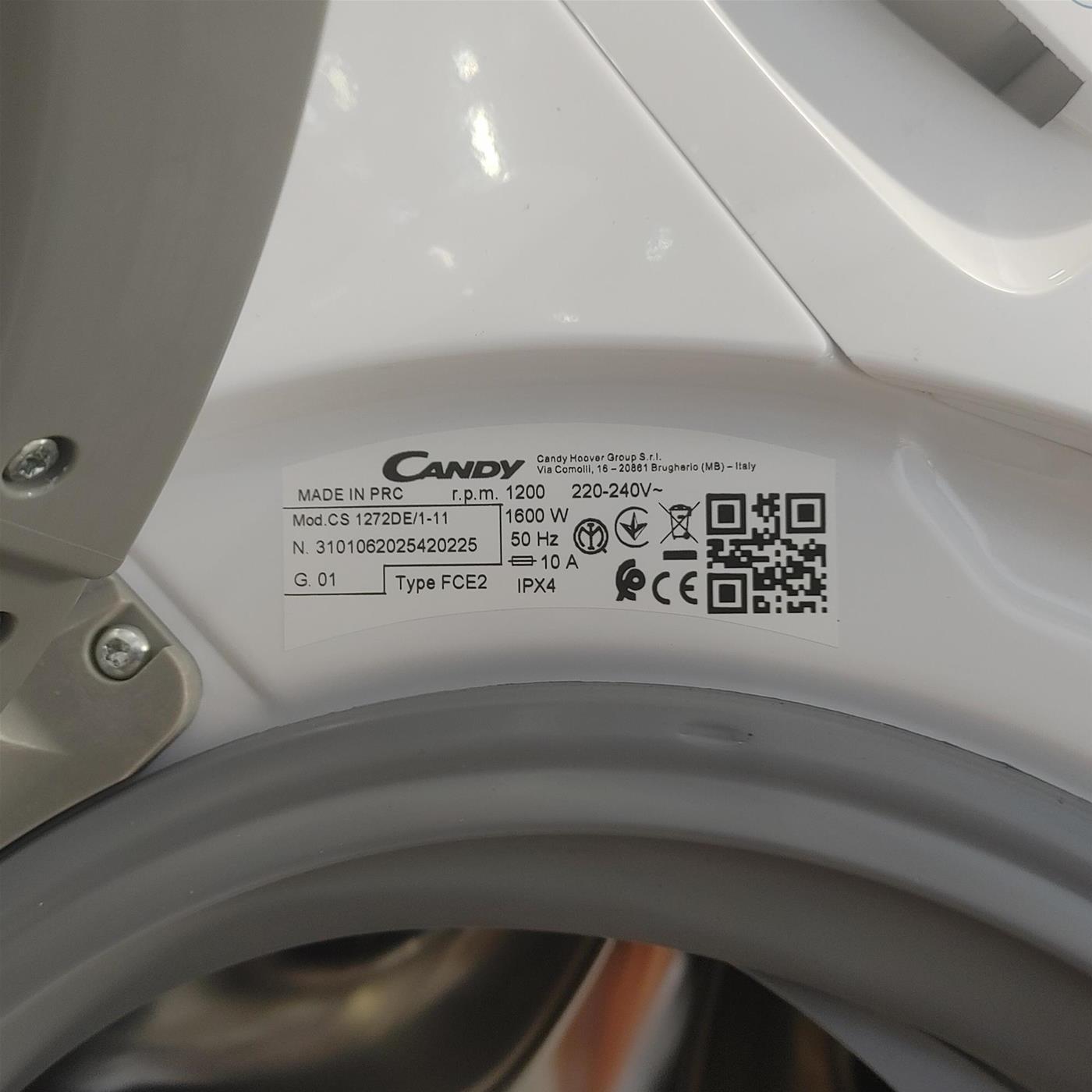 Lavatrice Candy Smart CS 1272DE/1-11 Wi-Fi 7 Kg