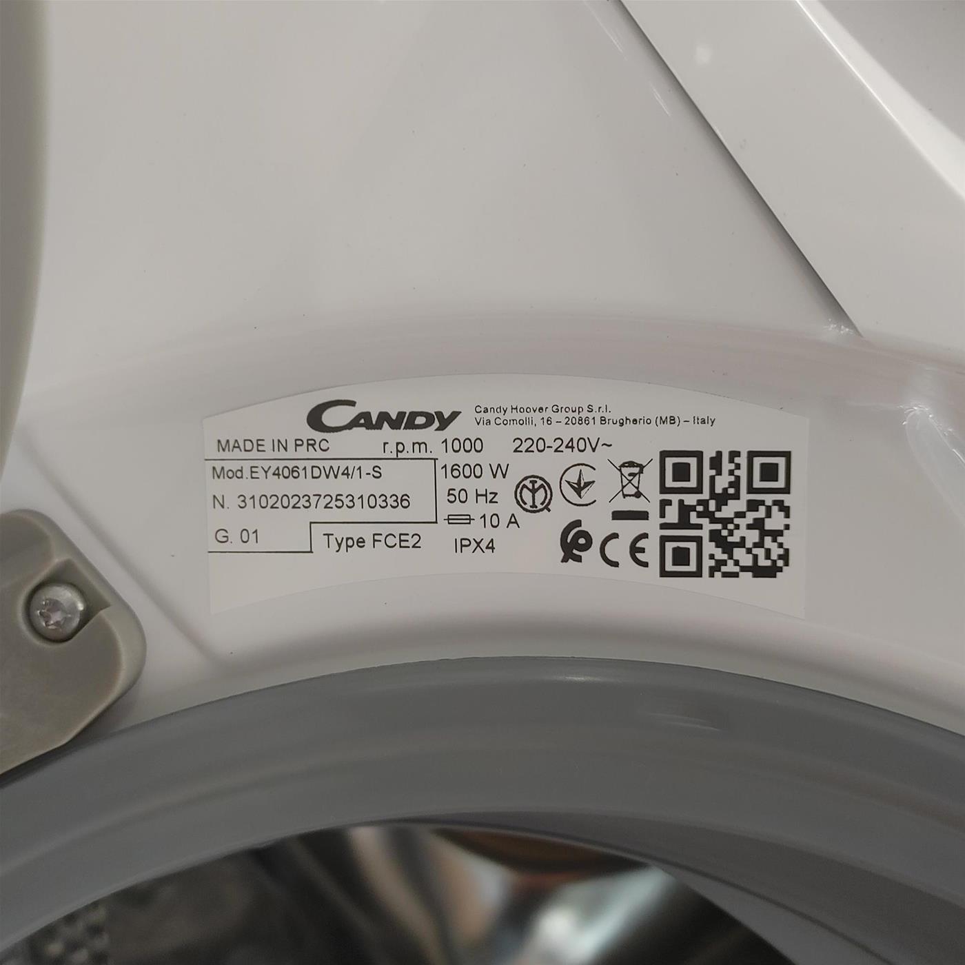 Lavatrice Candy EY4061DW4/1-S 6 Kg