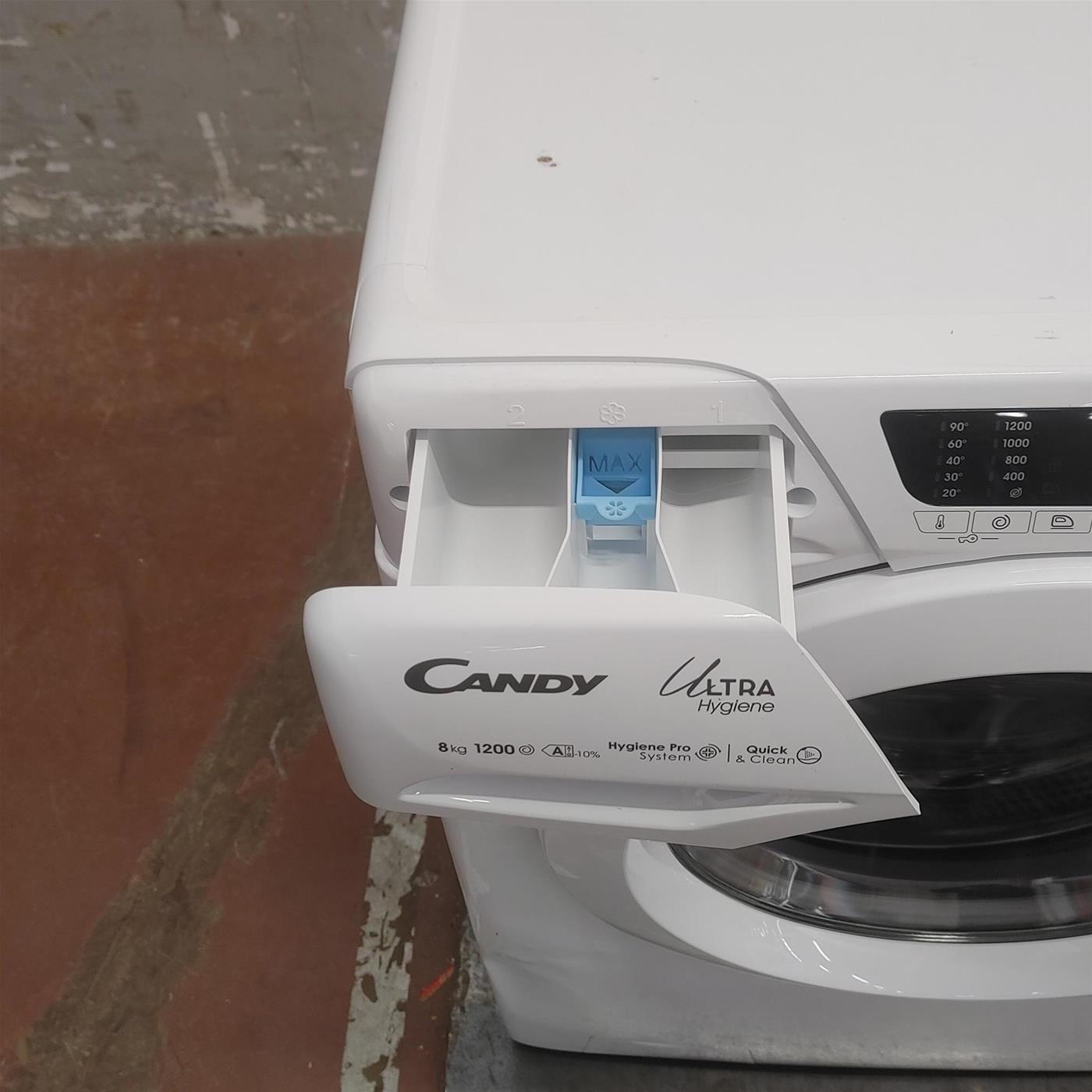 Lavatrice Candy Ultra Hygiene HE 1284TWM6/1-S Wi-Fi Classe A 8 Kg