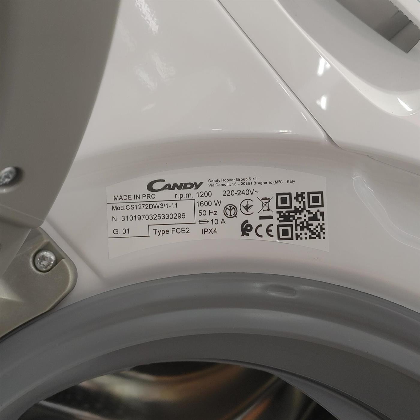 Lavatrice Candy Smart CS1272DW3/1-11  Wi-Fi 7 Kg