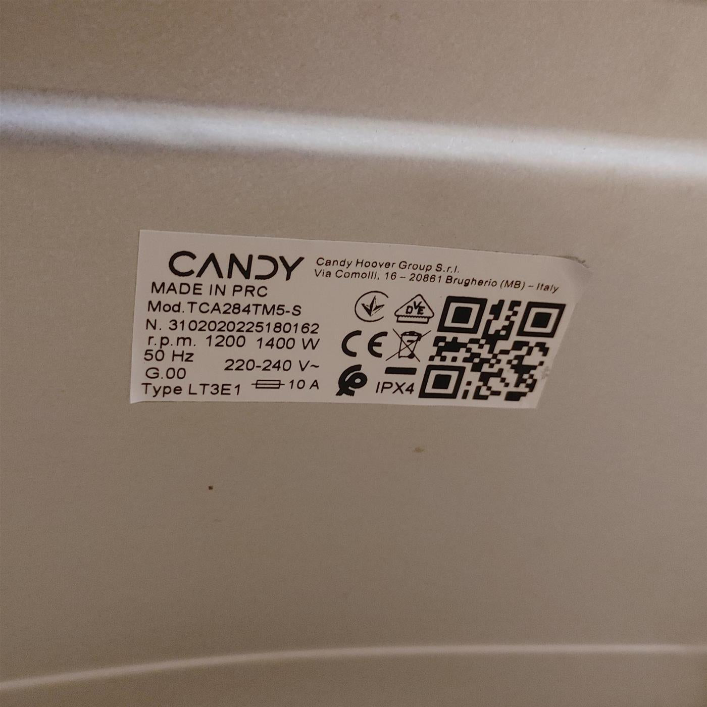 Lavatrice Candy ProWash 500 TCA284TM5-S Wi-Fi Classe A 8 Kg