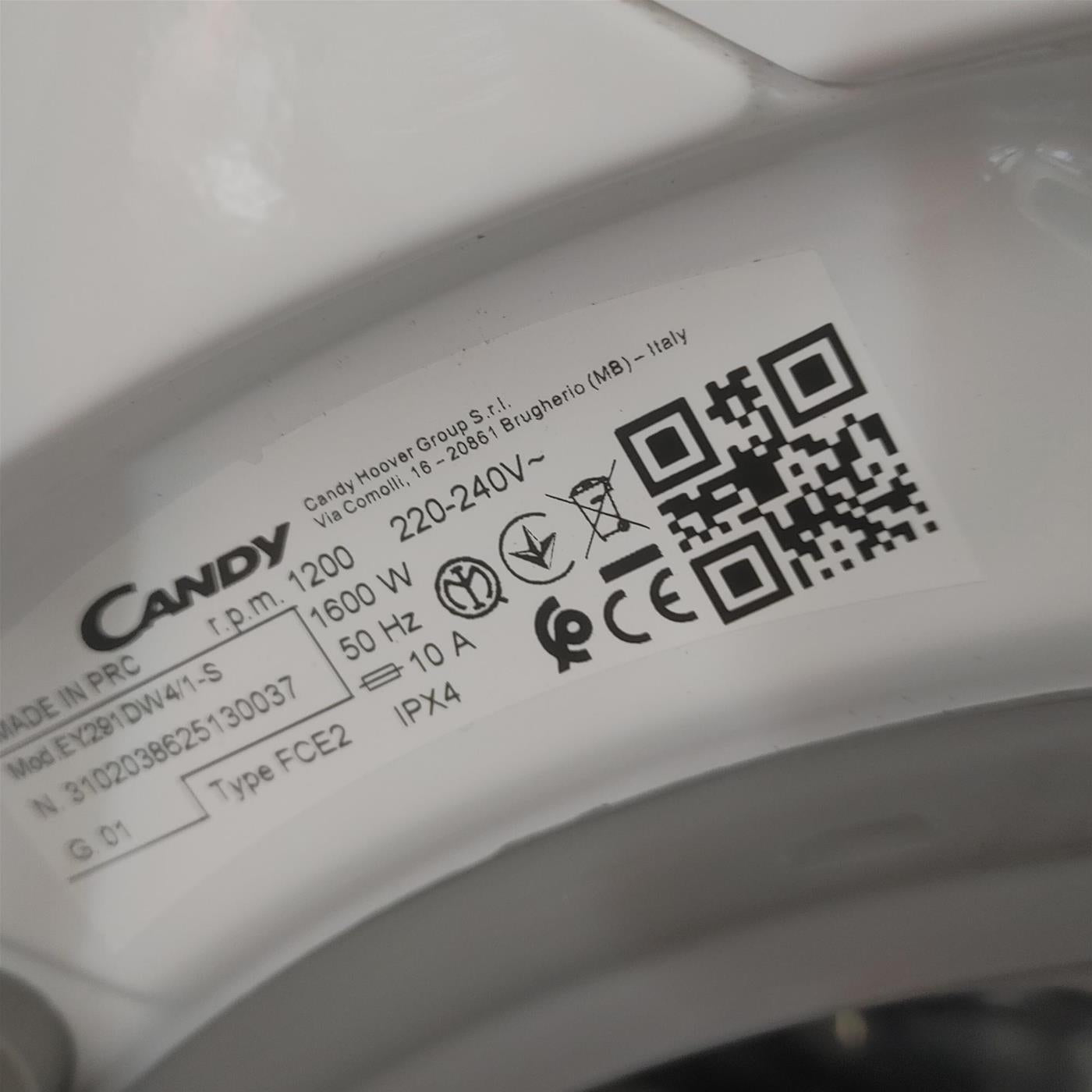 Lavatrice Candy EY291DW4/1-S 9 Kg