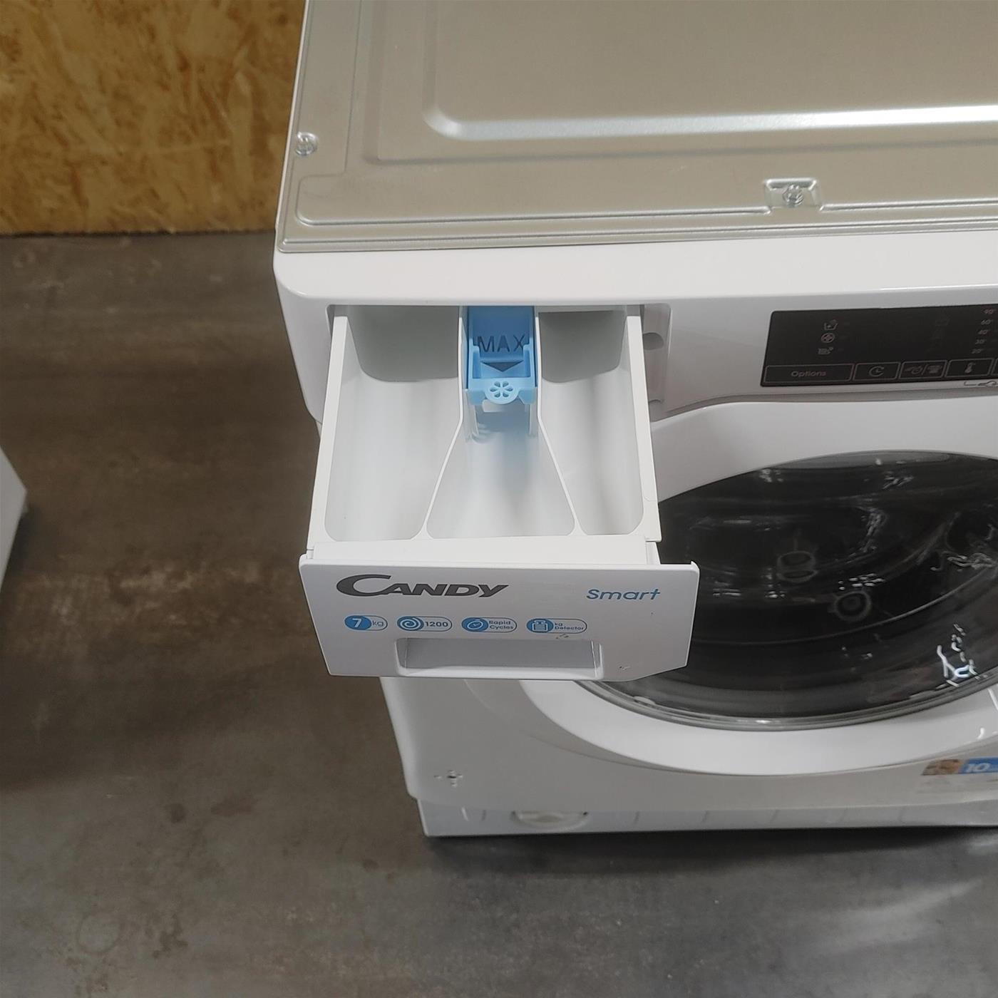 Lavatrice Candy Smart CBW 27D1E-S da incasso 7 Kg