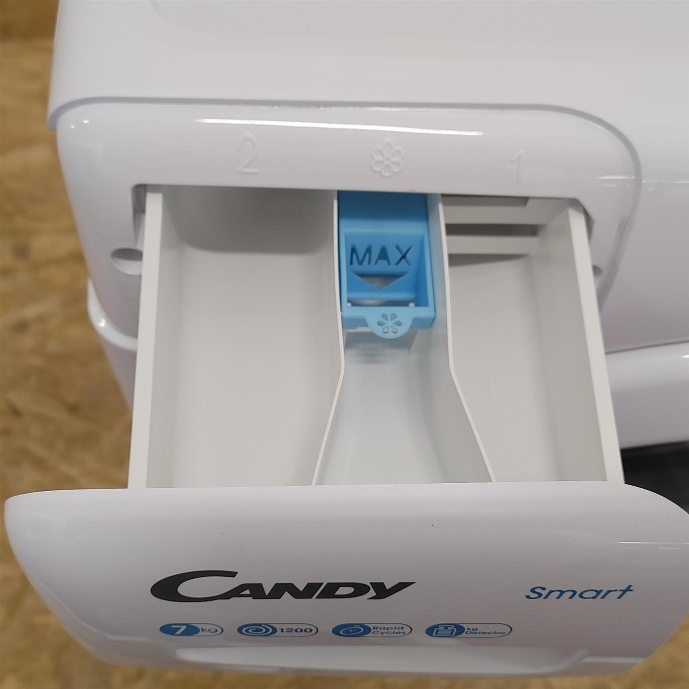 Candy CS 1272D3-S lavatrice Caricamento frontale 7 kg 1200 Giri/min Bianco